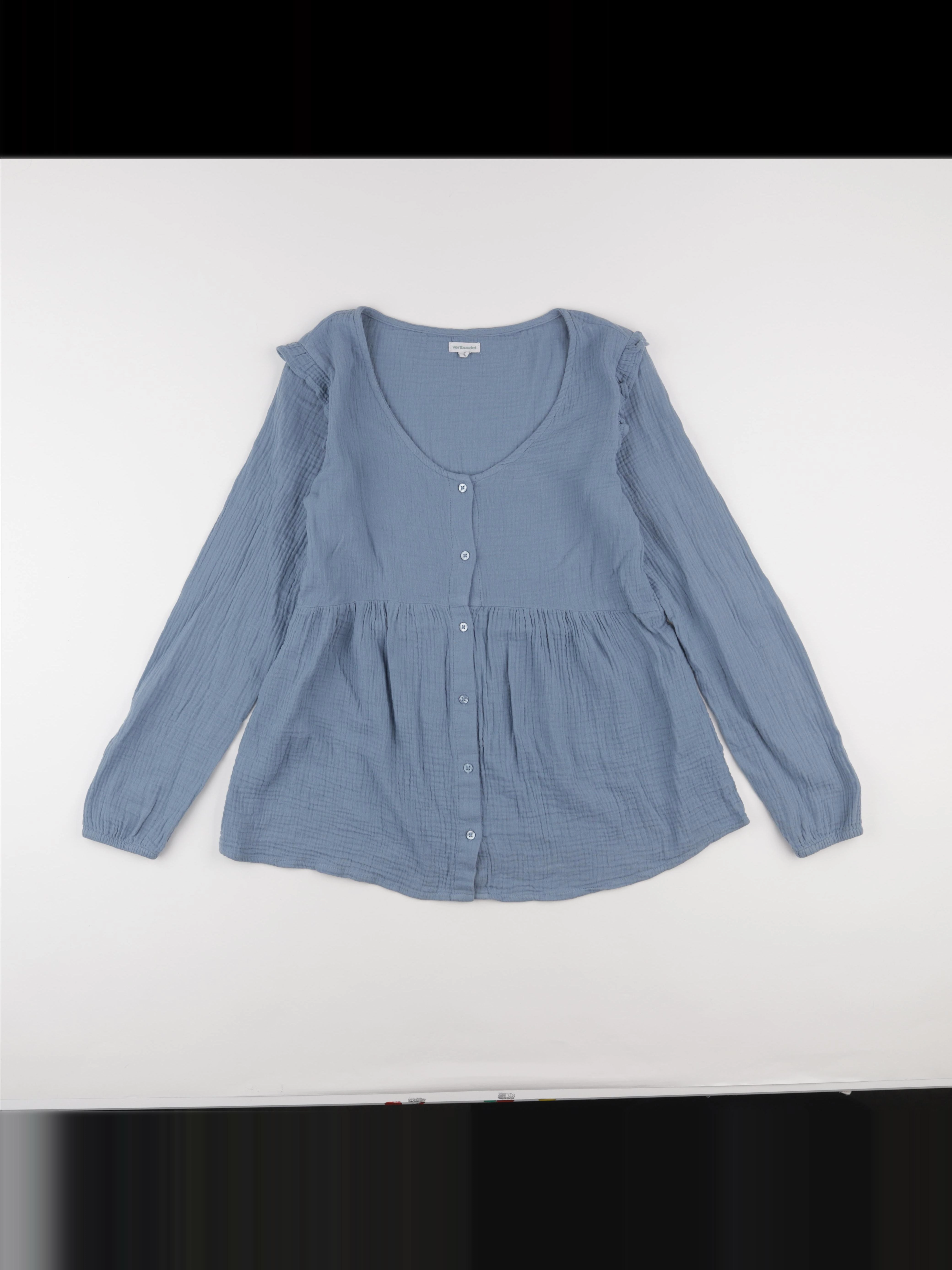 Vertbaudet - blouse grossesse bleu - 36