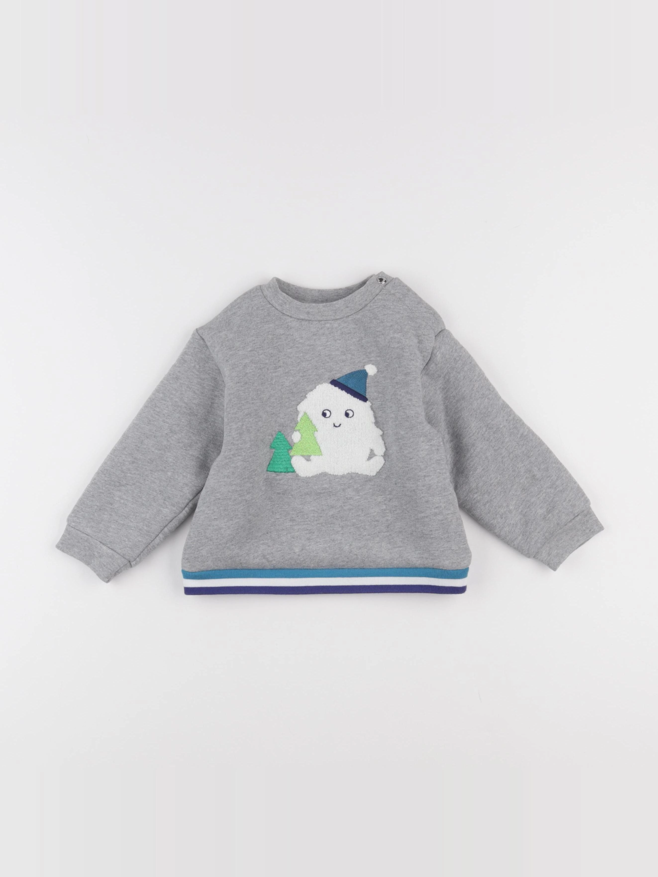 Jacadi - pull gris - 24 mois