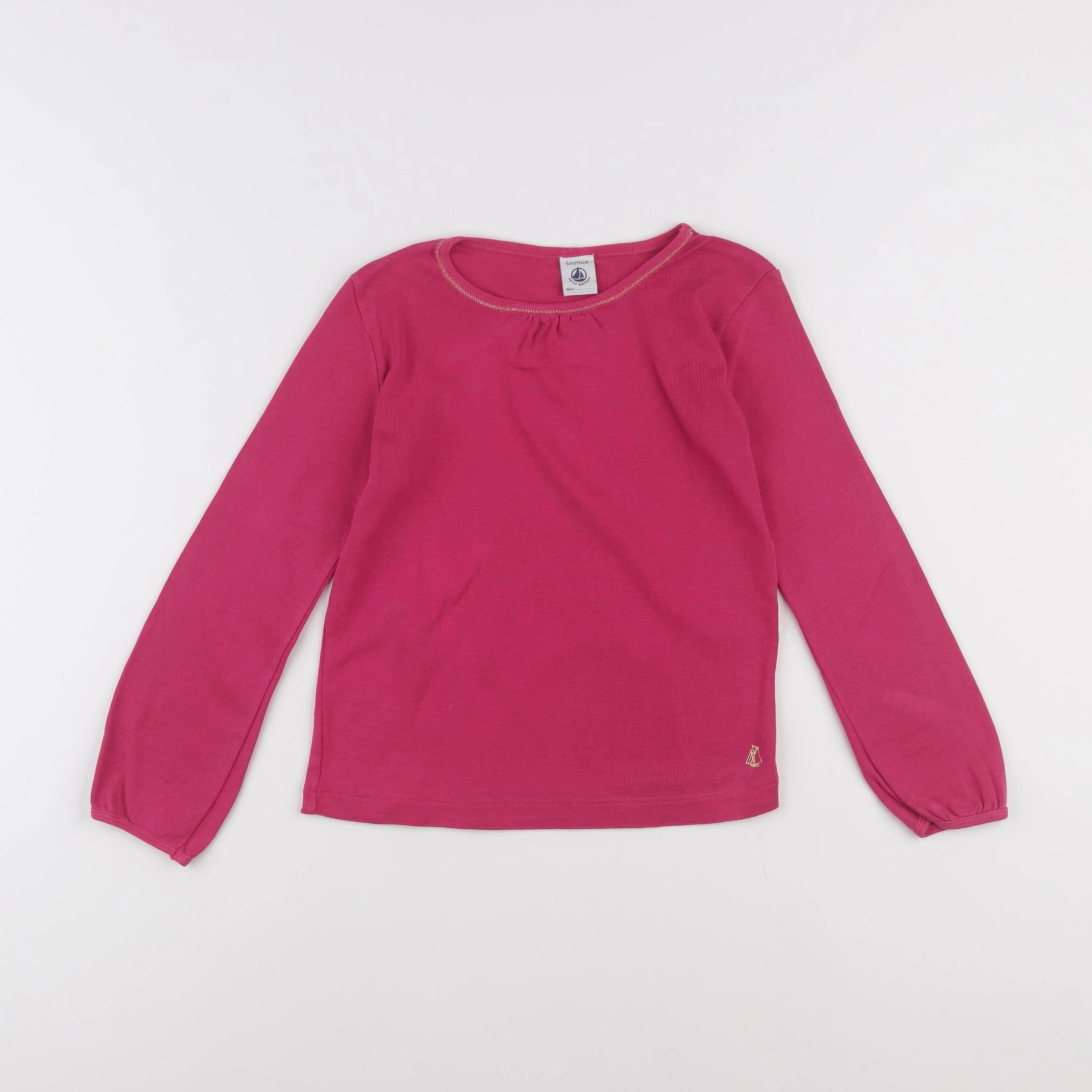 Petit Bateau - maillot de corps rose - 6 ans