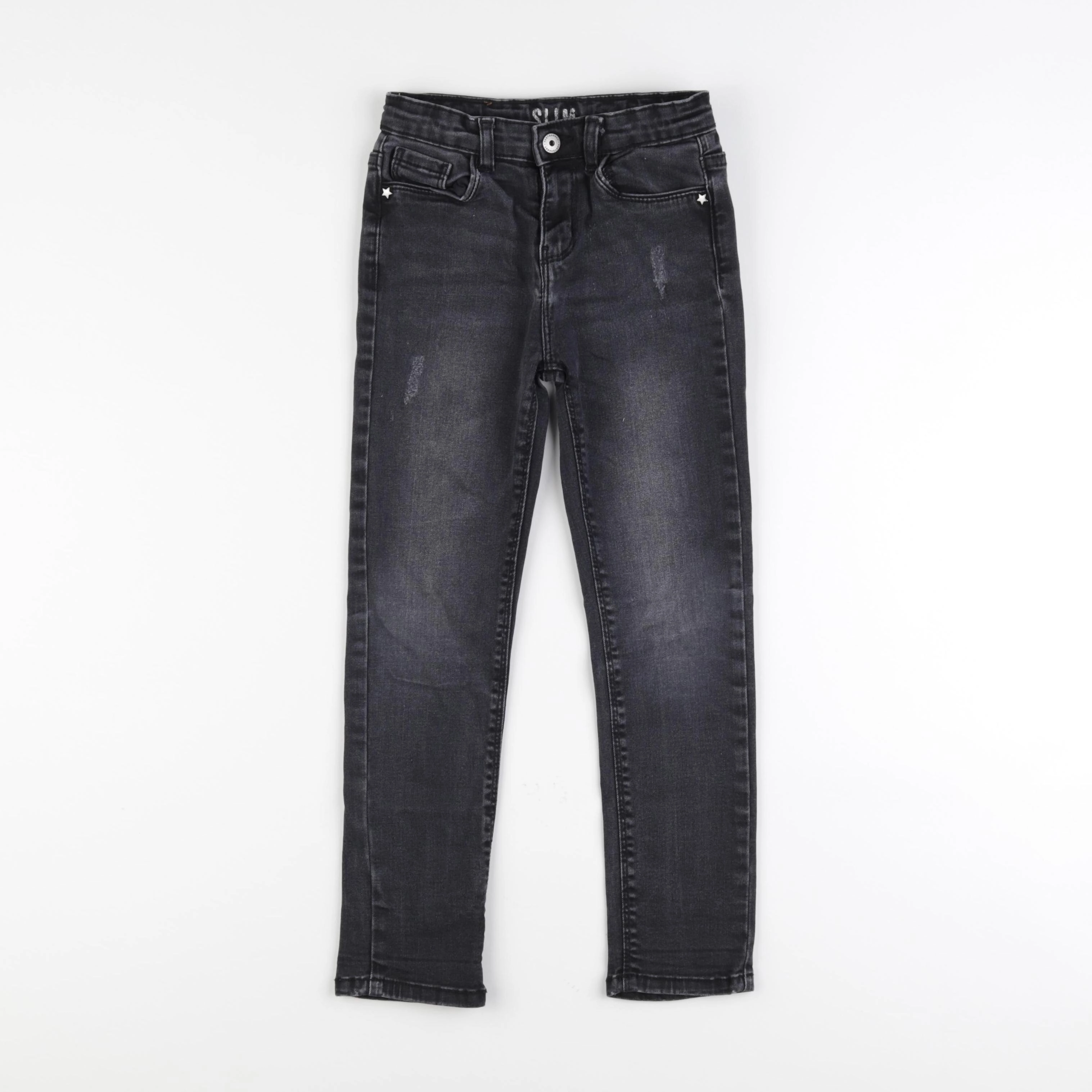 Vertbaudet - jean noir - 7 ans