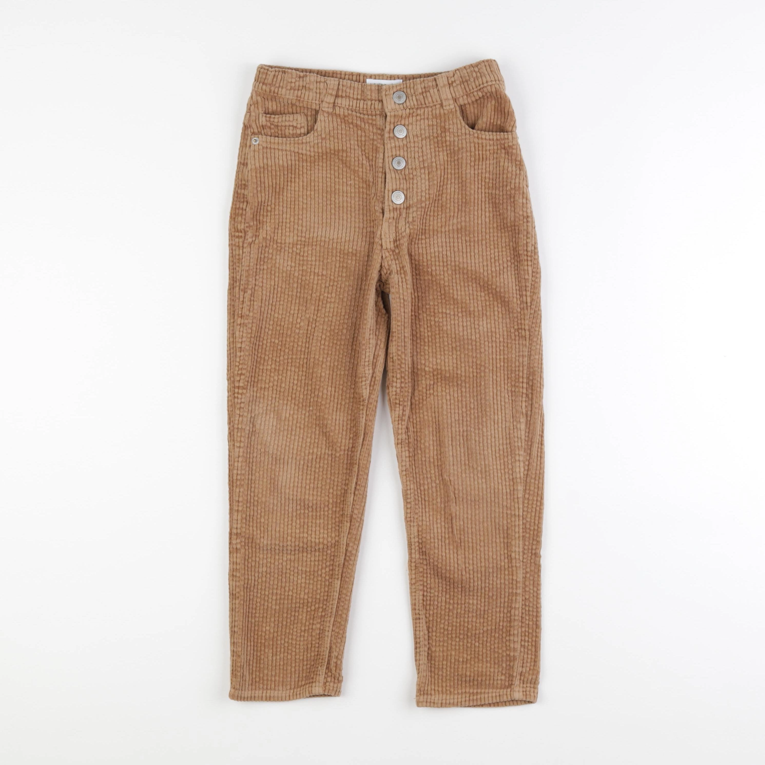 Vertbaudet - pantalon marron - 7 ans