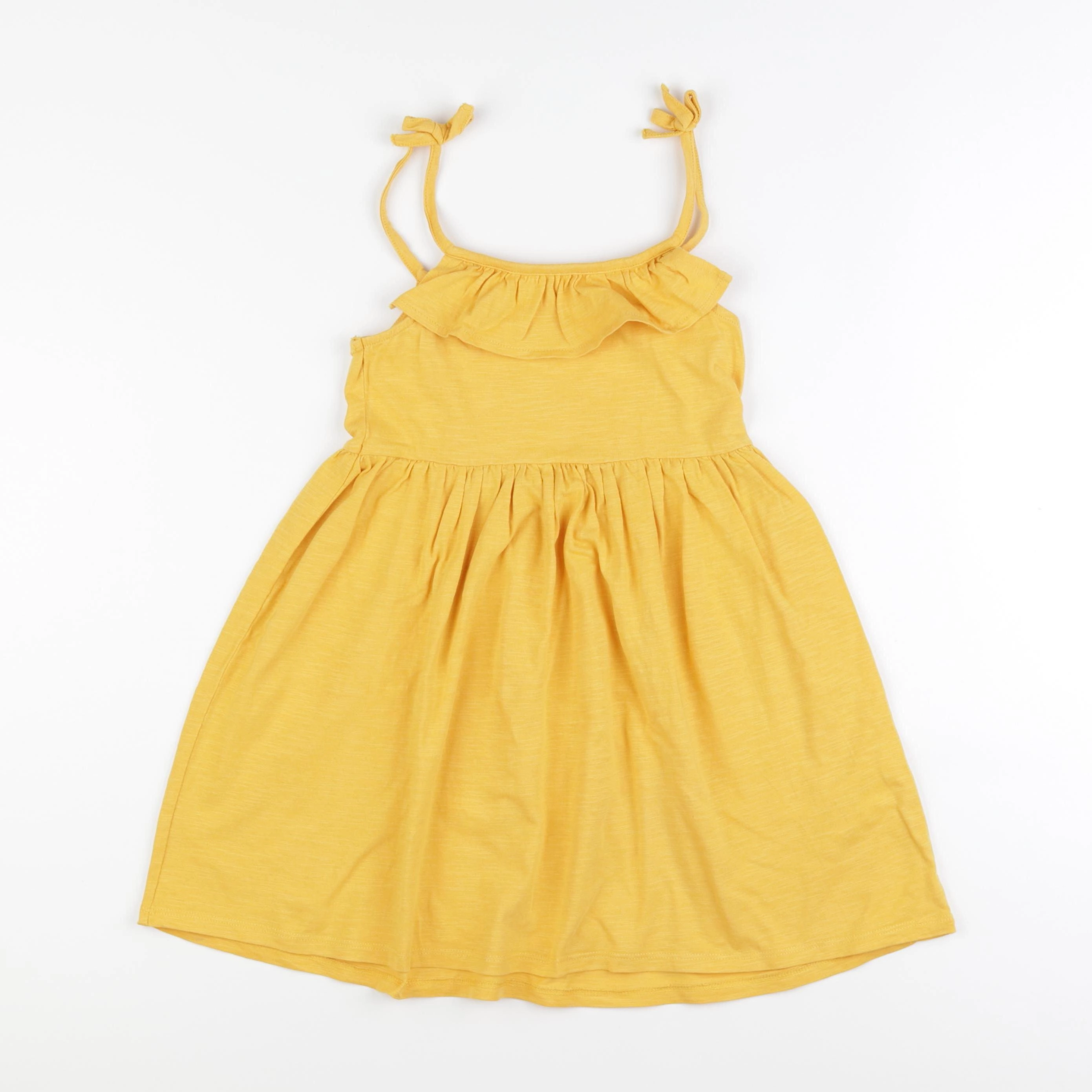 Vertbaudet - robe jaune - 6 ans