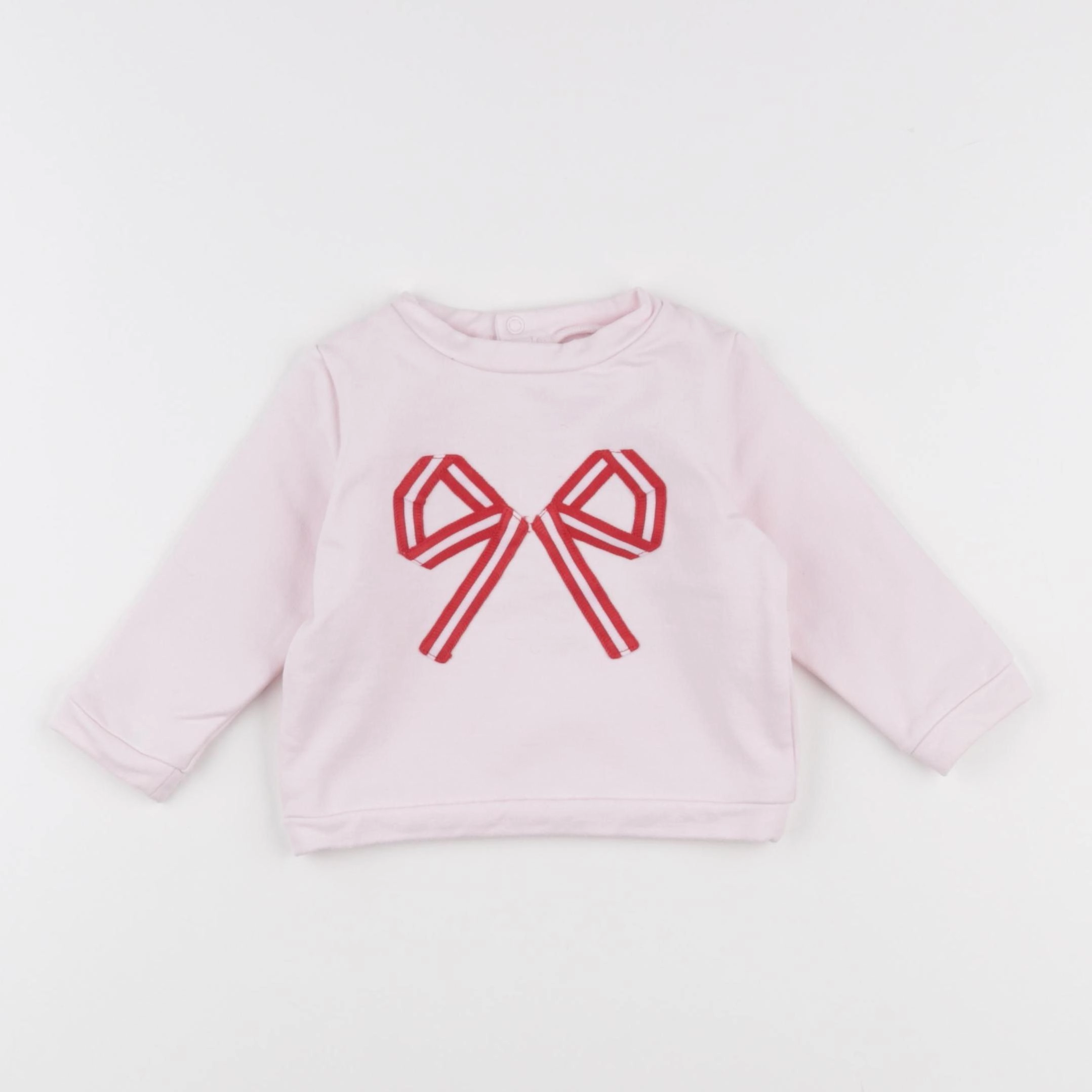 Jacadi - sweat rose - 12 mois