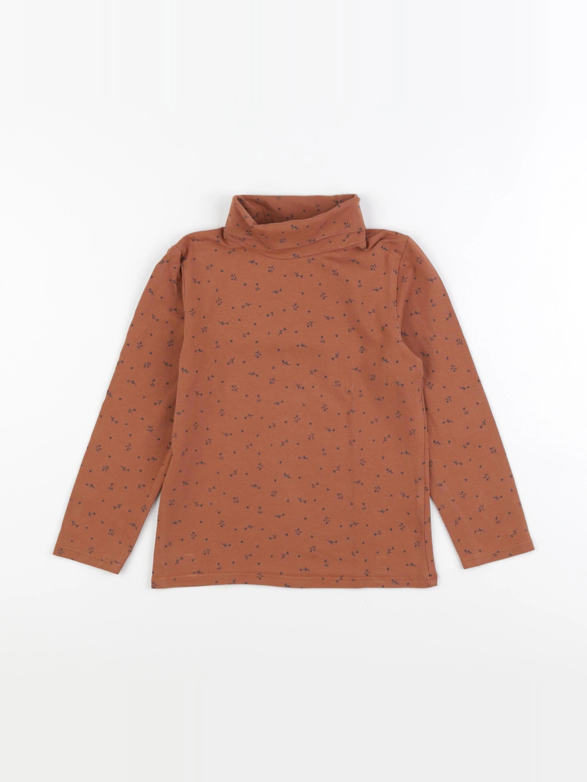 Vertbaudet - sous-pull marron - 6 ans