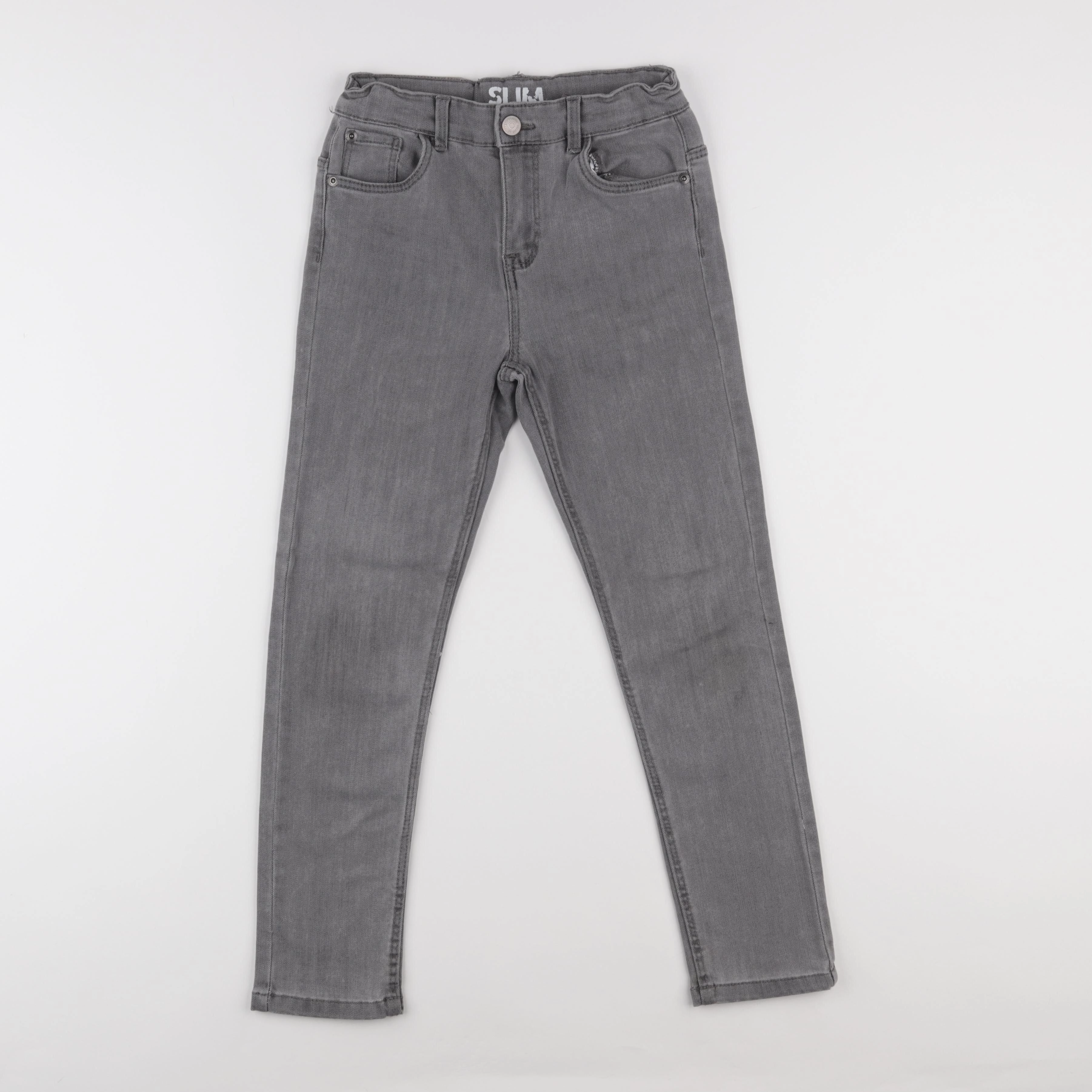 Vertbaudet - jean gris - 9 ans
