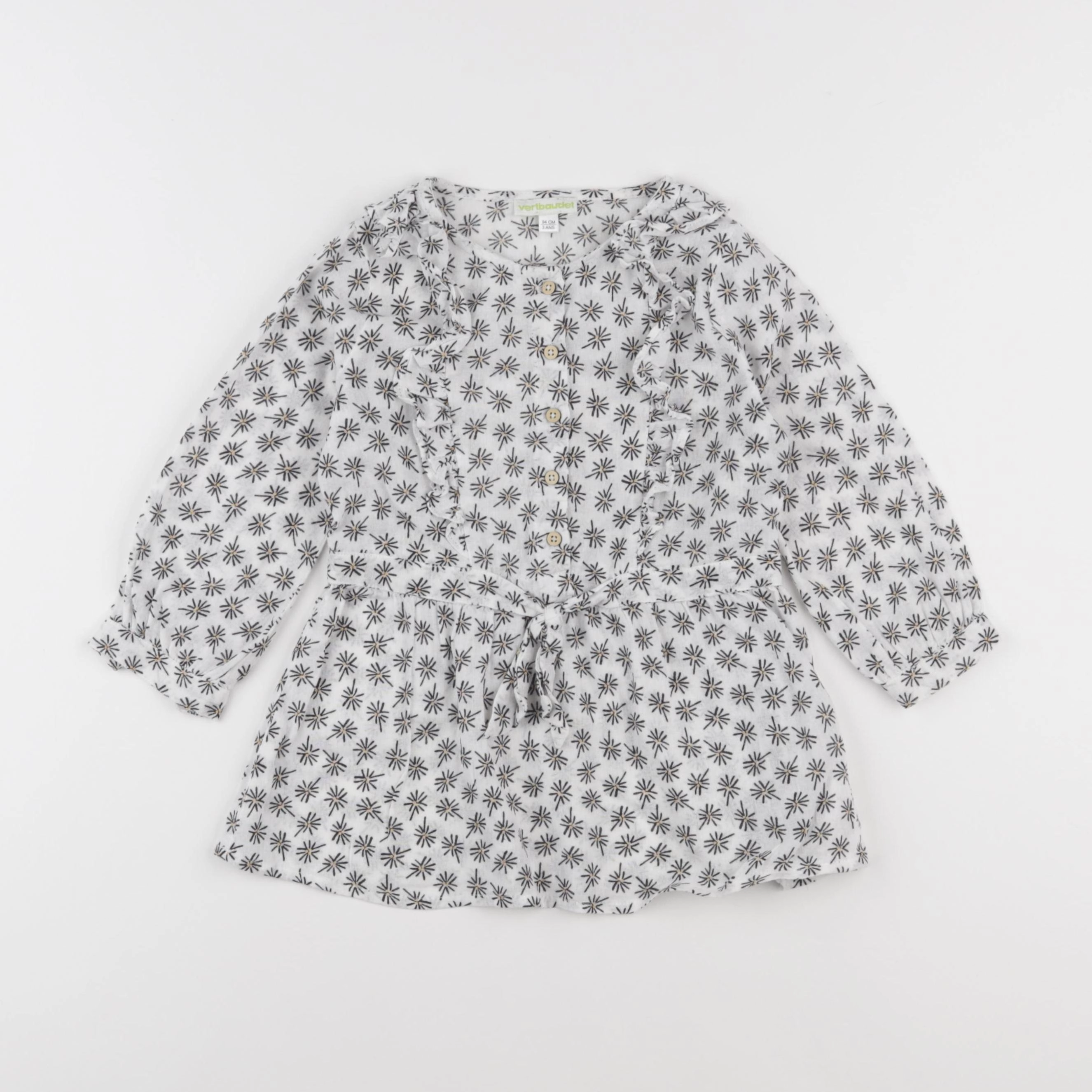 Vertbaudet - robe blanc - 3 ans