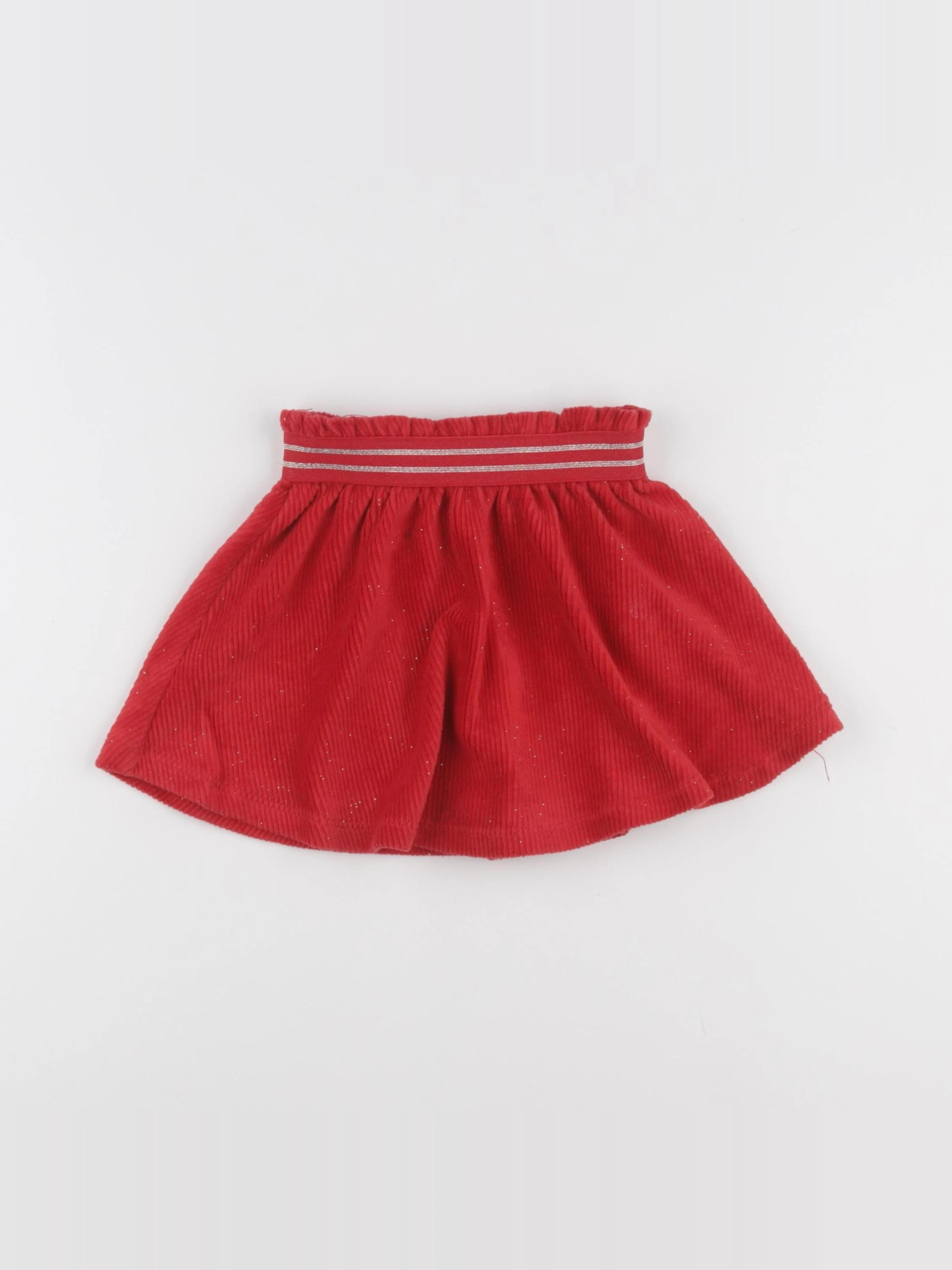 Vertbaudet - jupe rouge - 3 ans