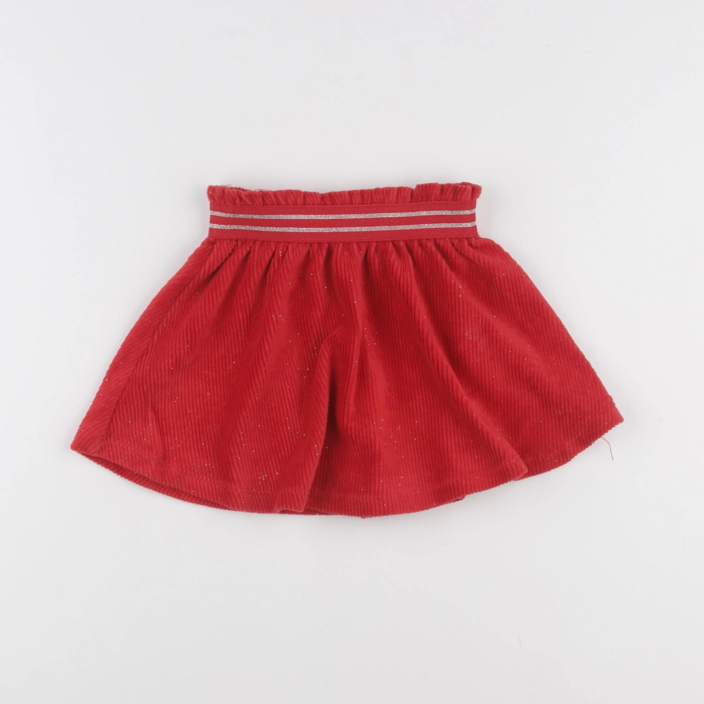 Vertbaudet - jupe rouge - 3 ans