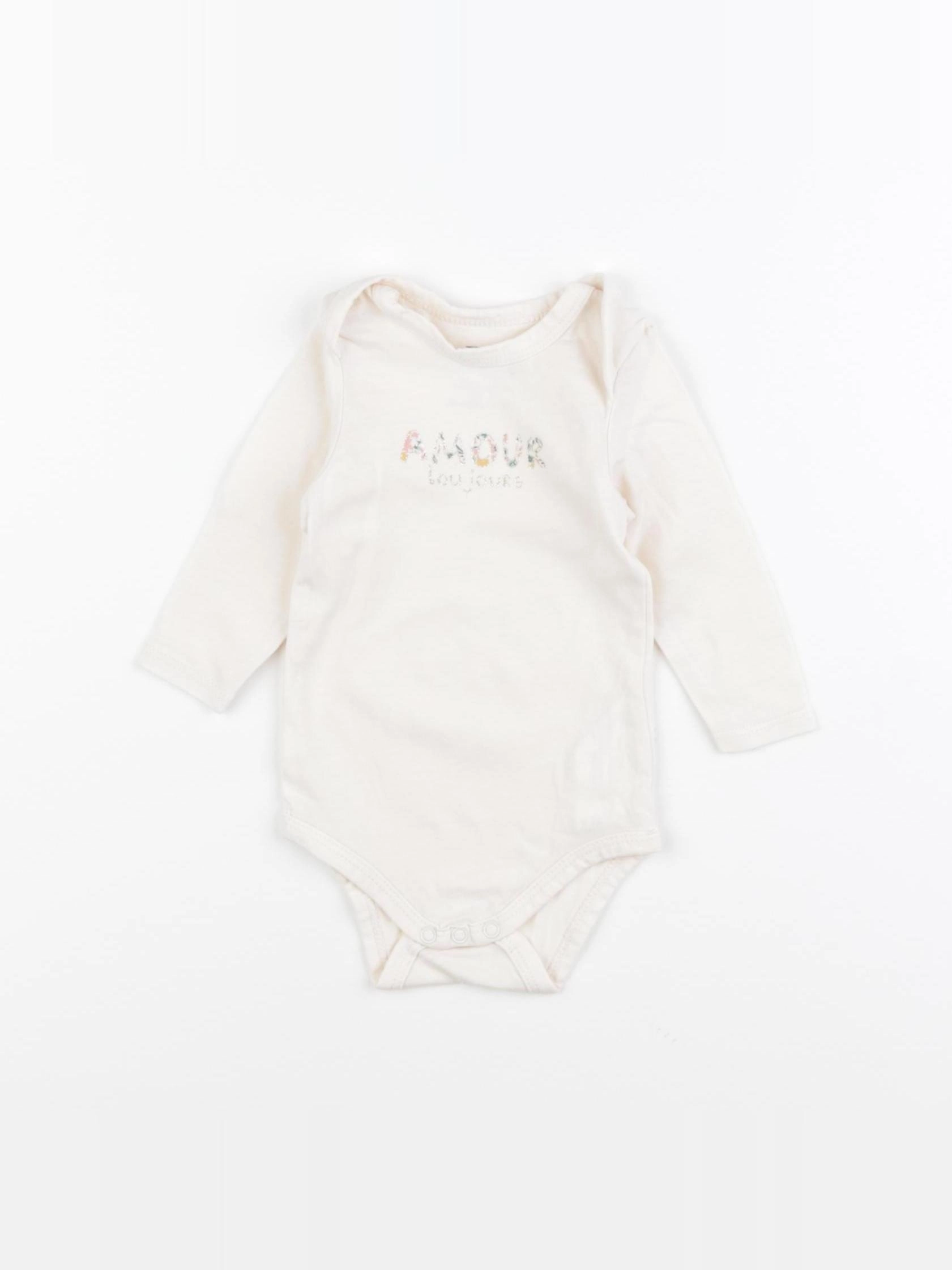 Tape à l'oeil - body beige - 3 mois