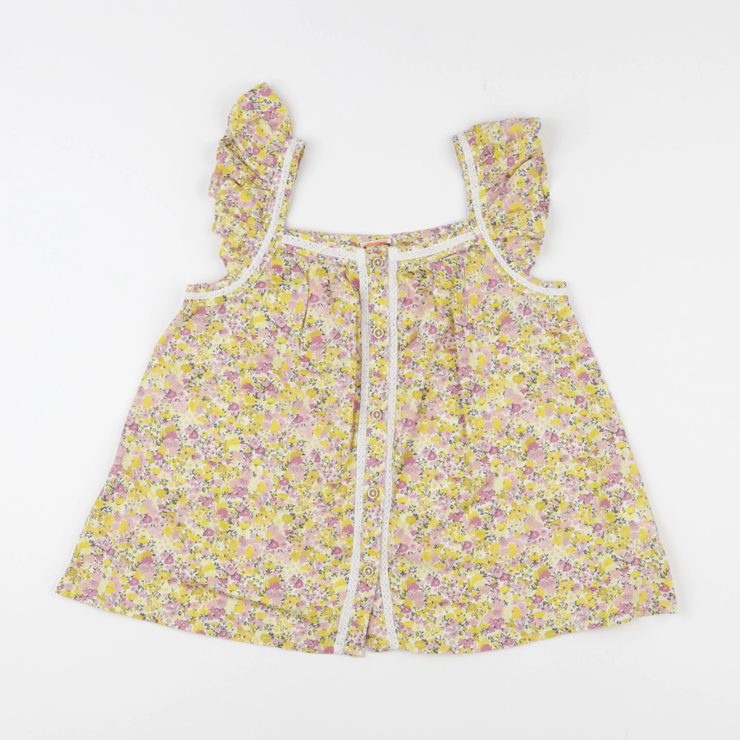 Tape à l'oeil - blouse jaune, rose - 10 ans