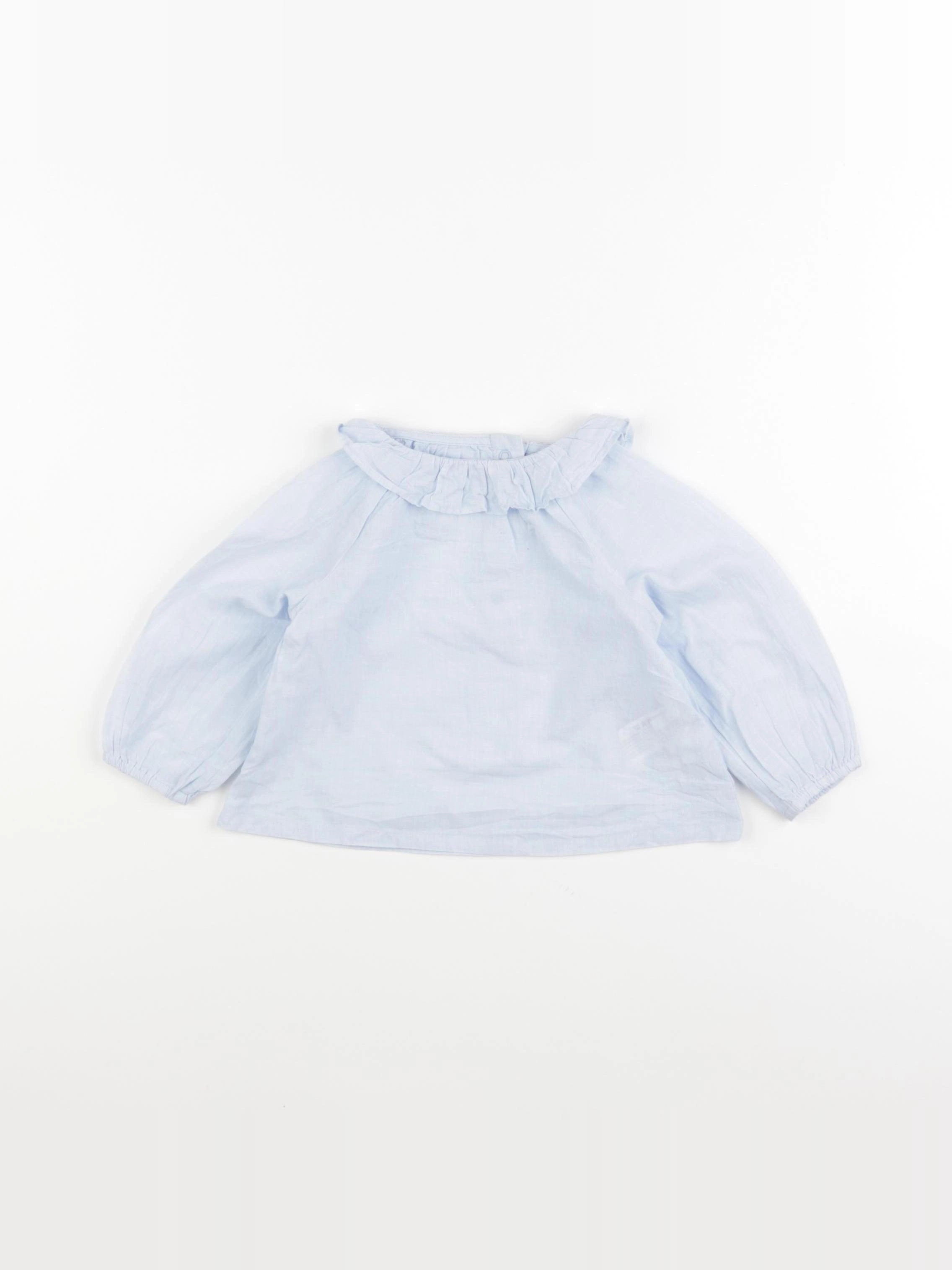 Tape à l'oeil - blouse bleu - 6 mois