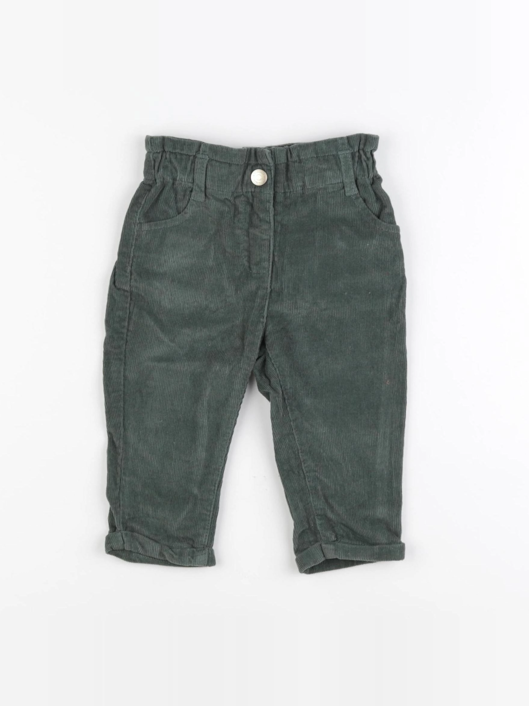 Tape à l'oeil - pantalon vert - 12 mois