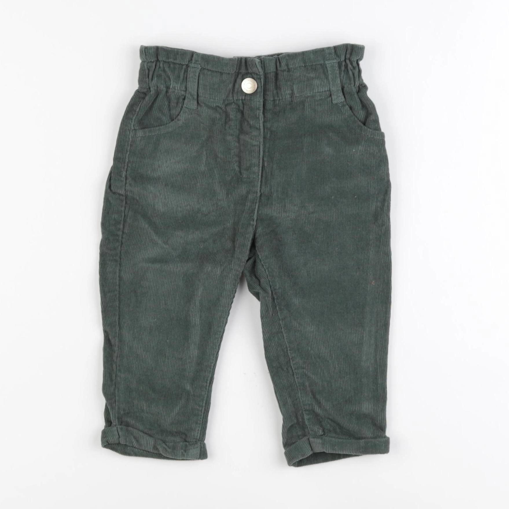 Tape à l'oeil - pantalon vert - 12 mois