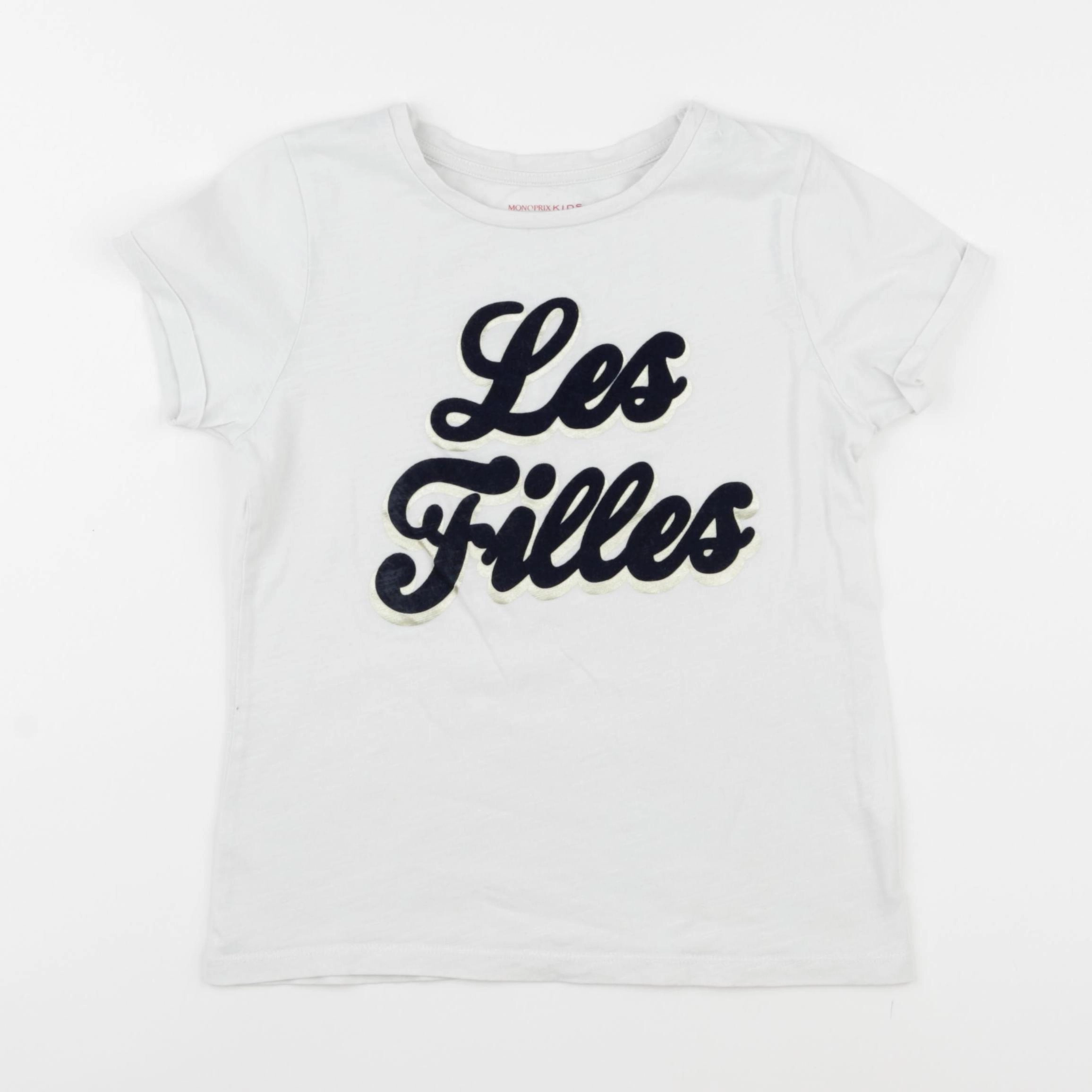 Monoprix - tee-shirt blanc - 8 ans