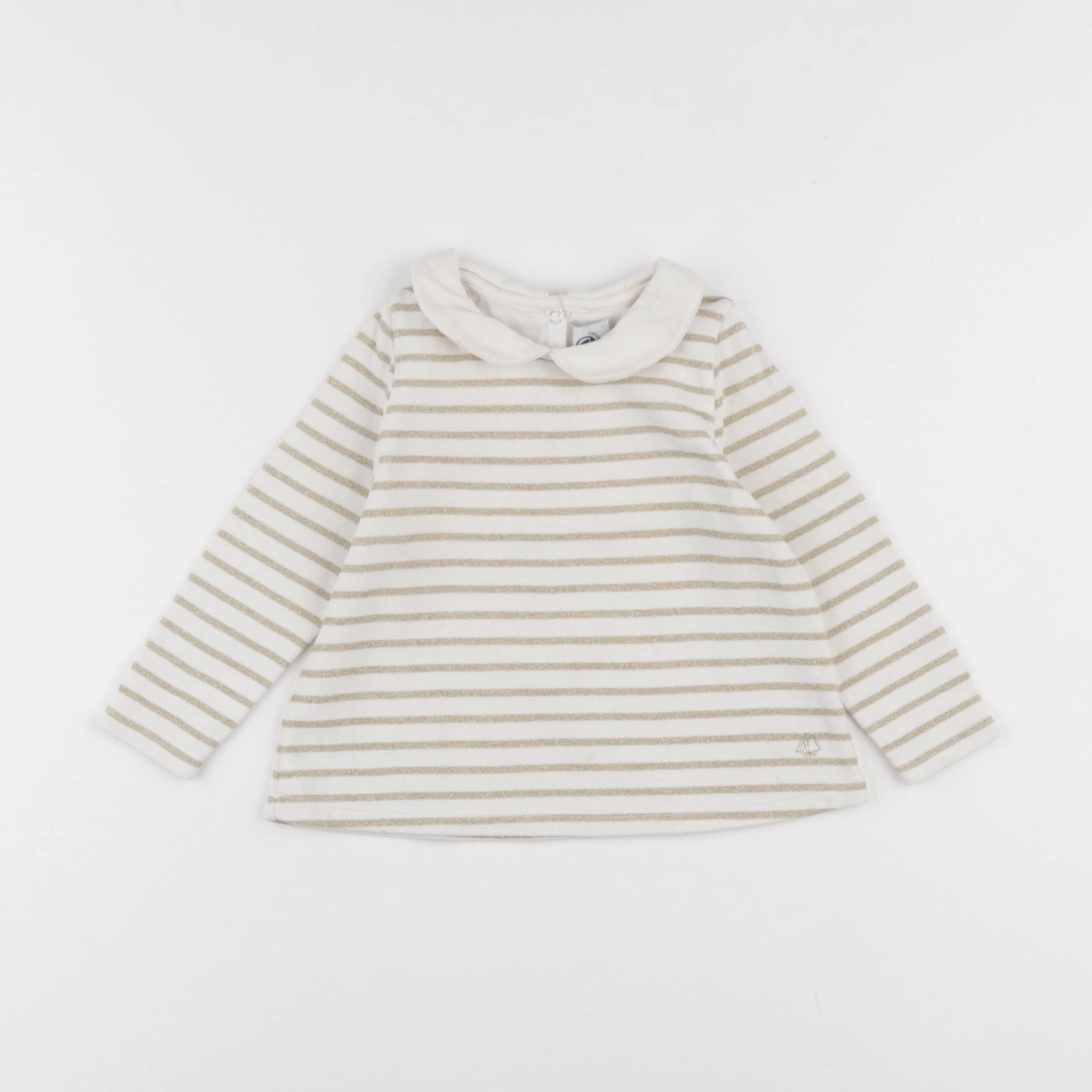 Petit Bateau - pull beige, or - 24 mois