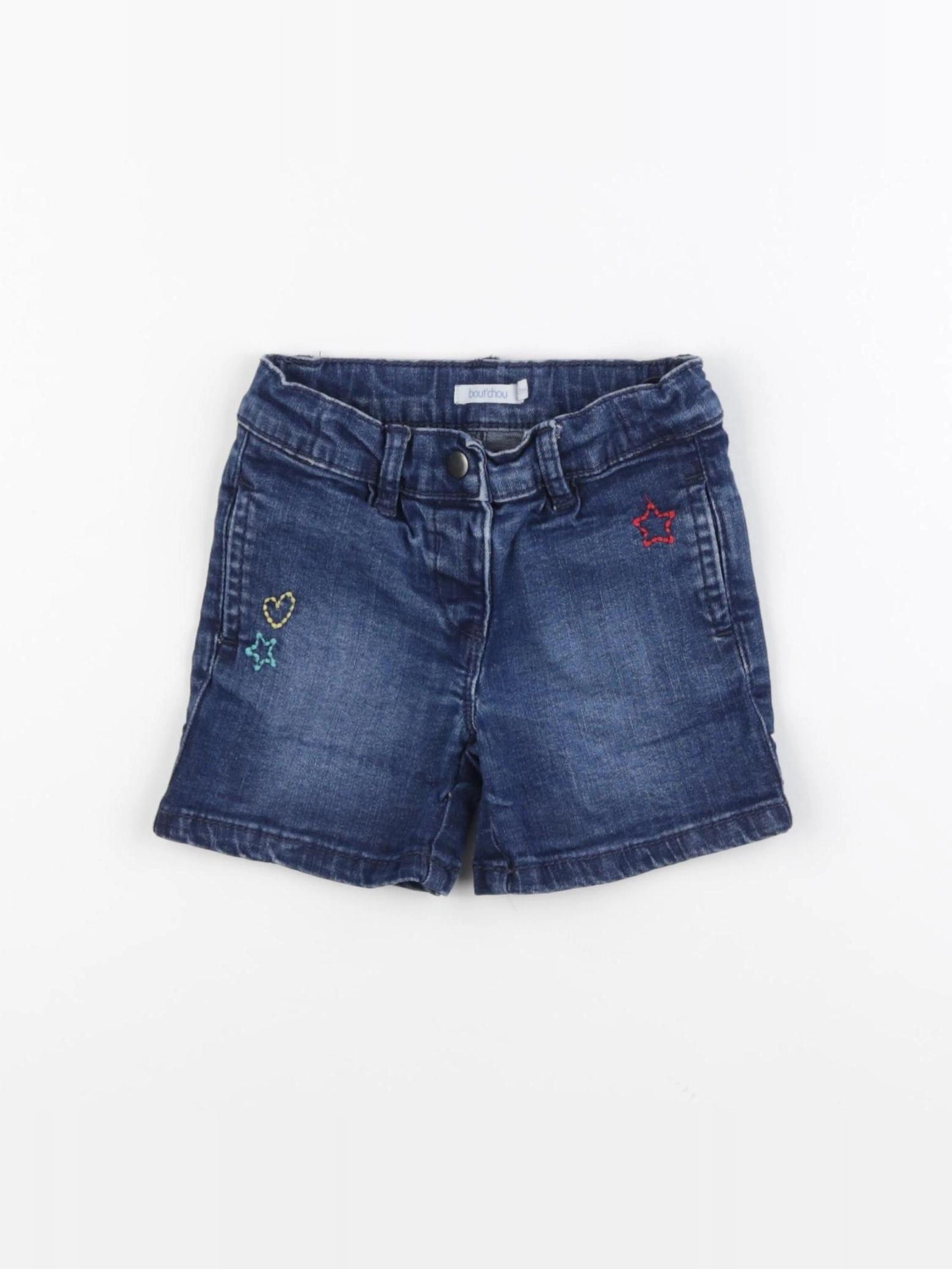 Boutchou - short bleu - 12 mois