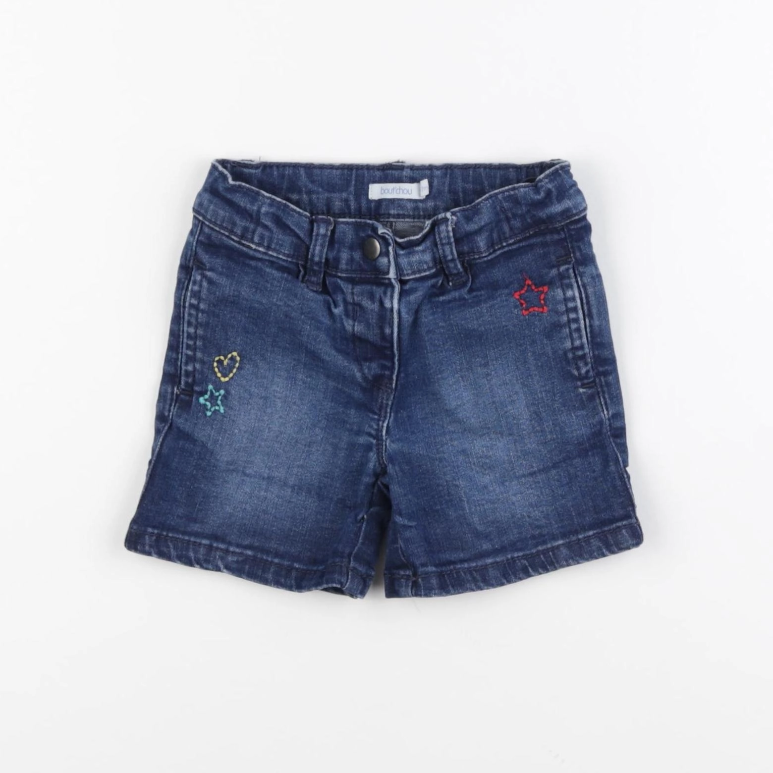 Boutchou - short bleu - 12 mois