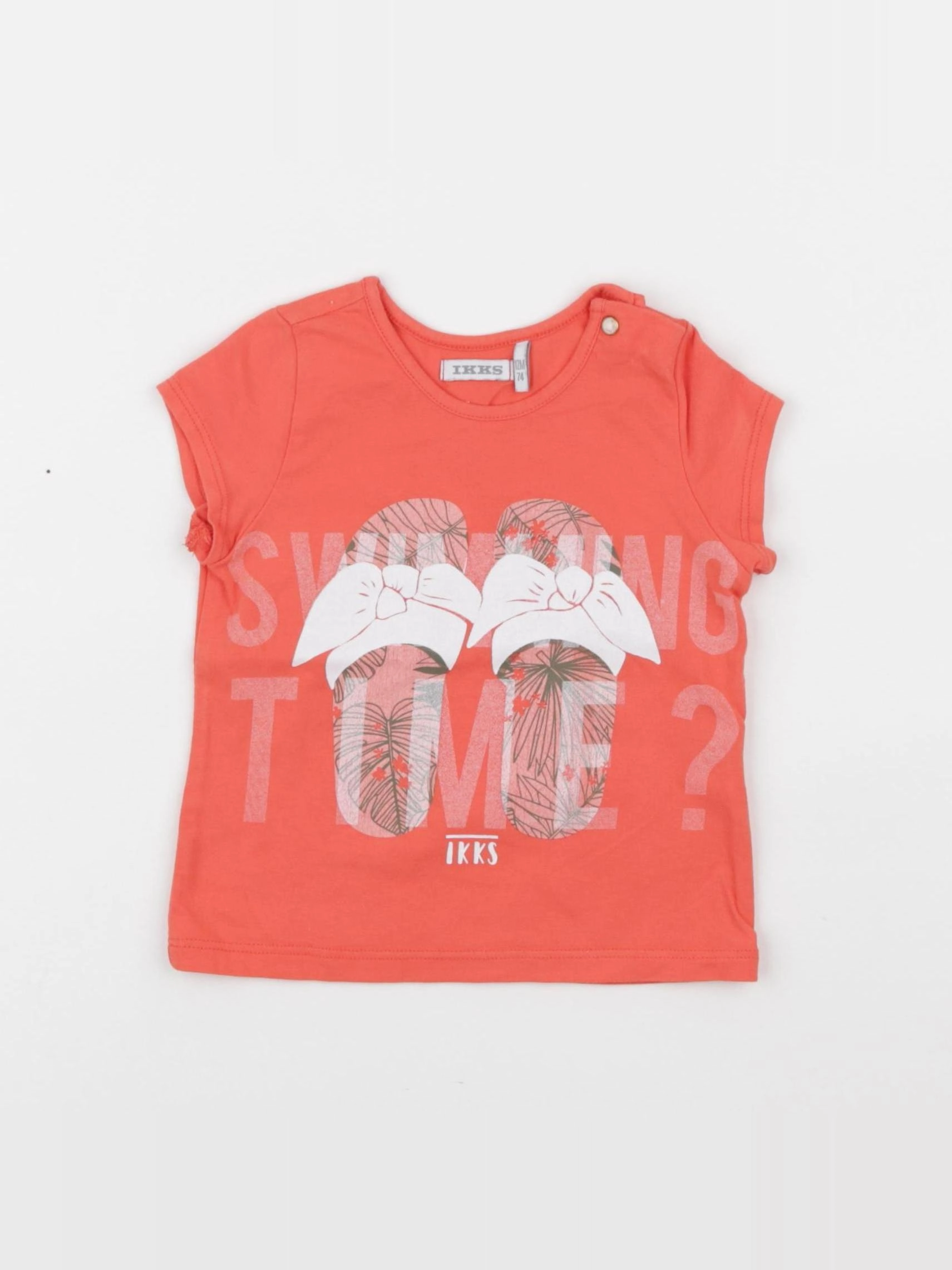 IKKS - tee-shirt rouge - 12 mois