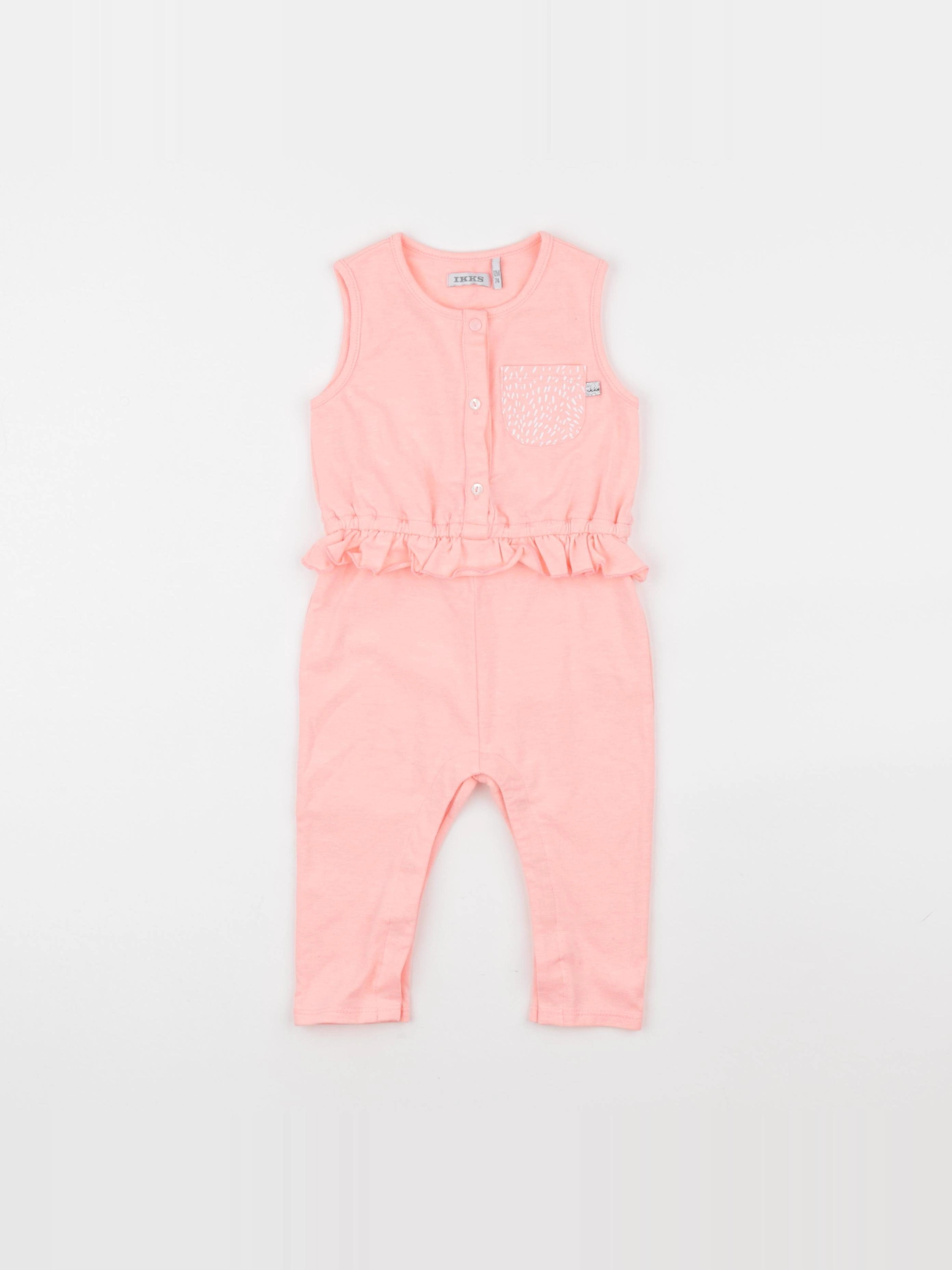 IKKS - combinaison rose - 12 mois