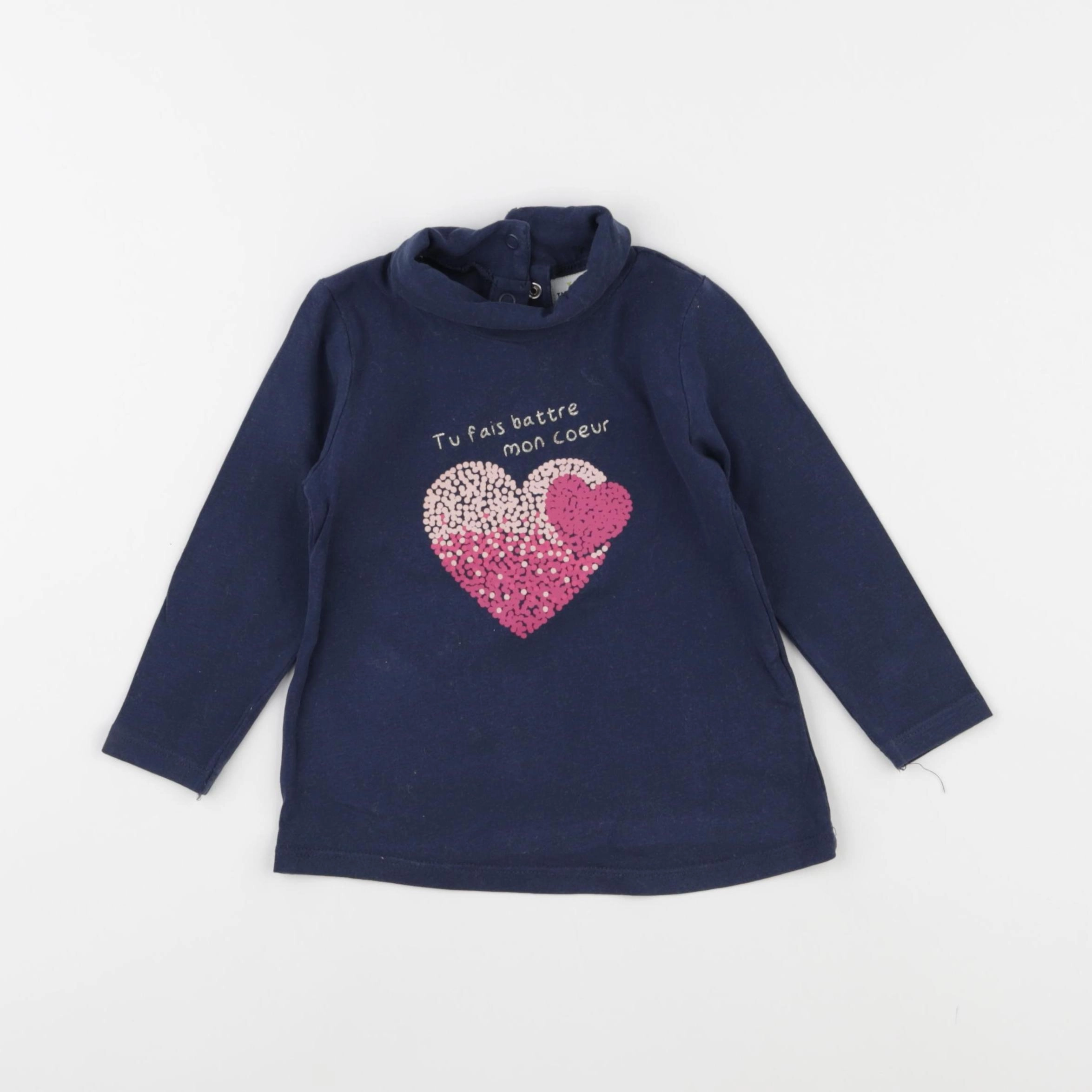 Tape à l'oeil - sous-pull bleu - 18 mois