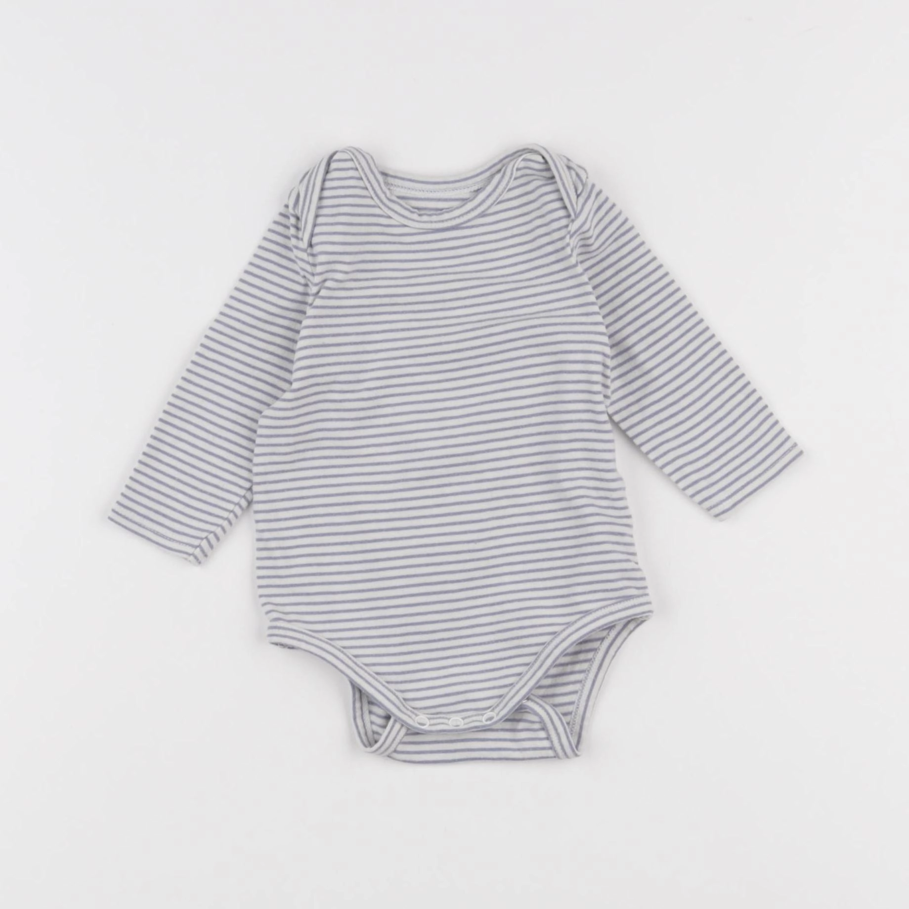 Tape à l'oeil - body blanc, bleu - 6 mois
