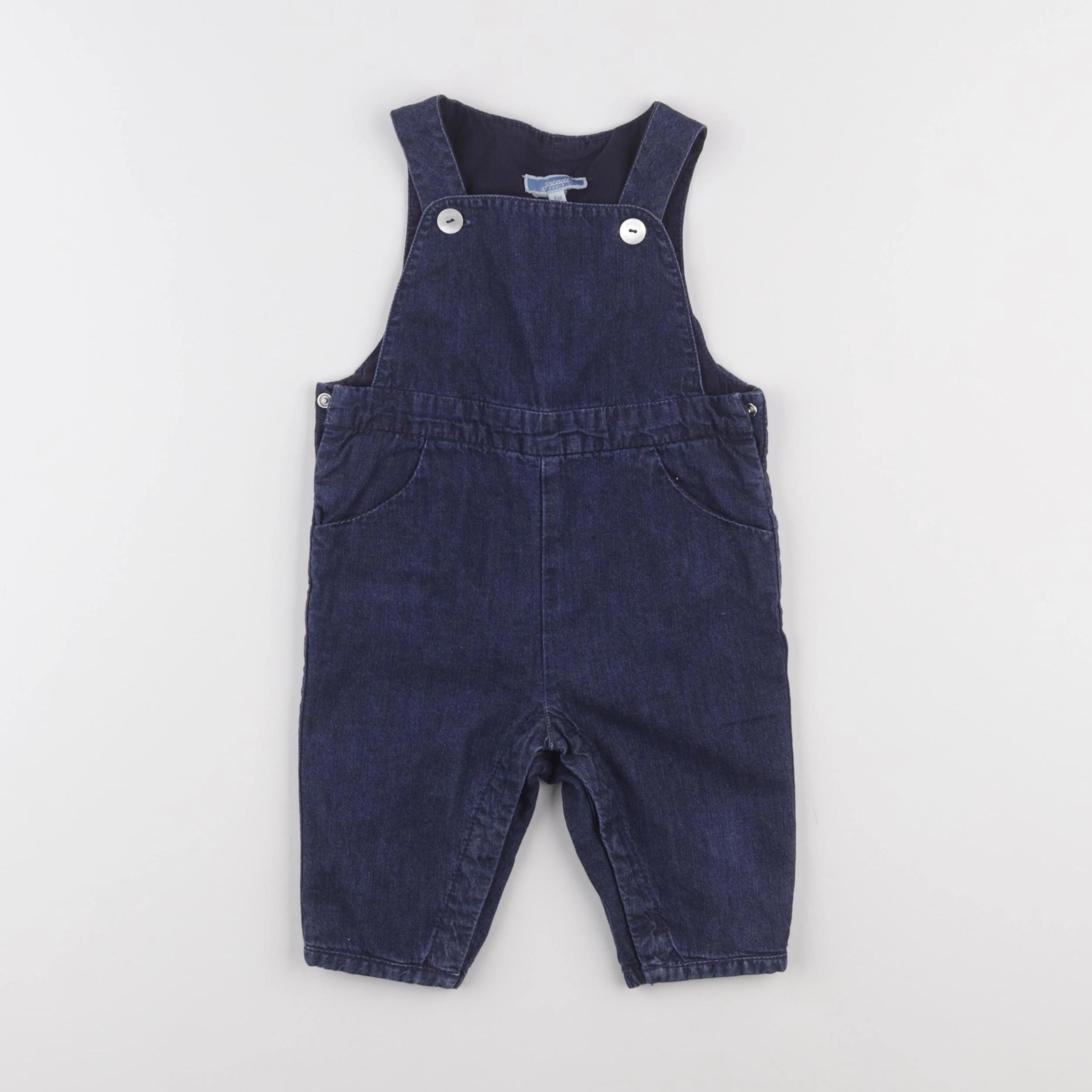 Jacadi - salopette bleu - 6 mois
