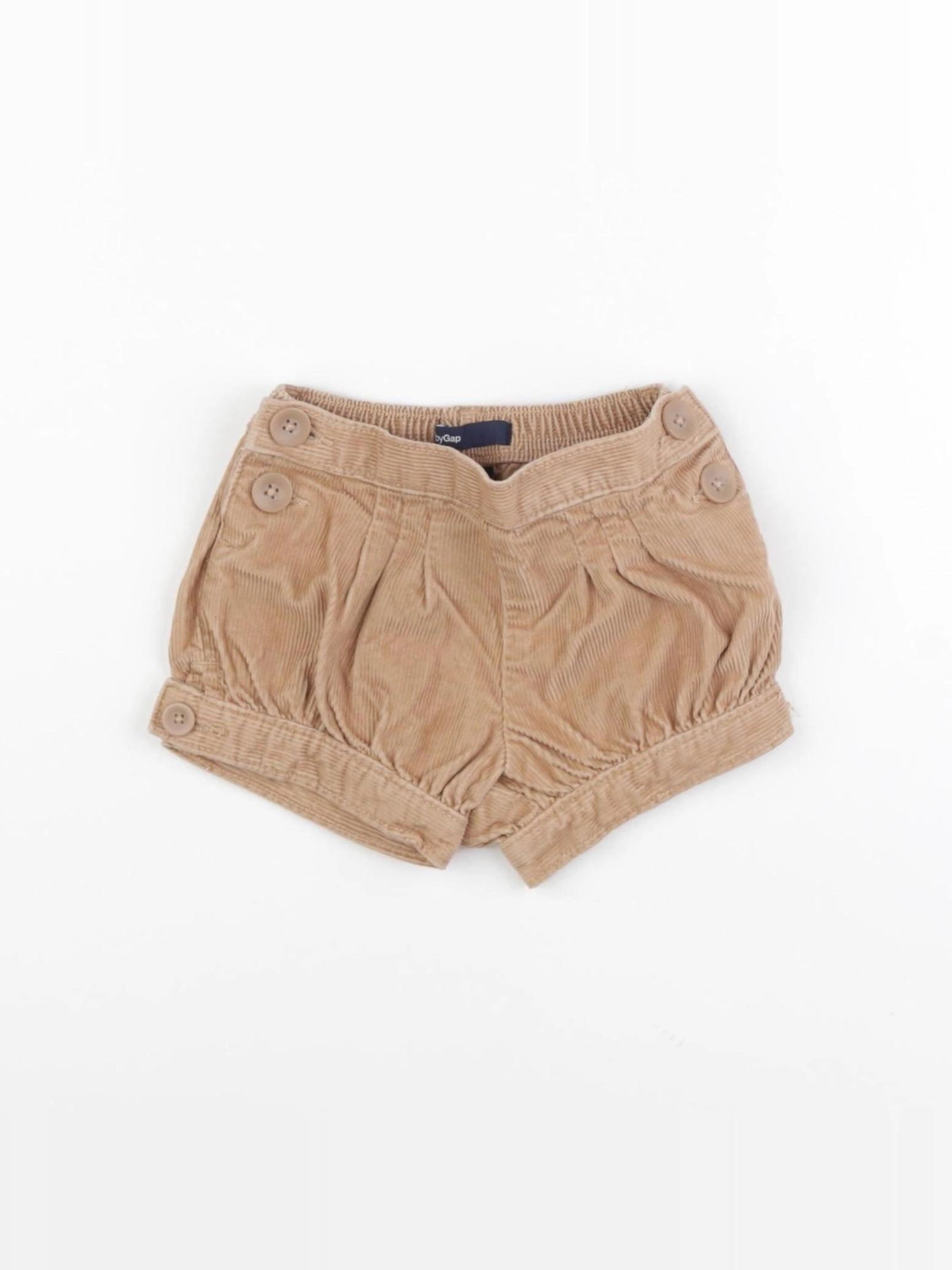 GAP - short marron - 6/12 mois