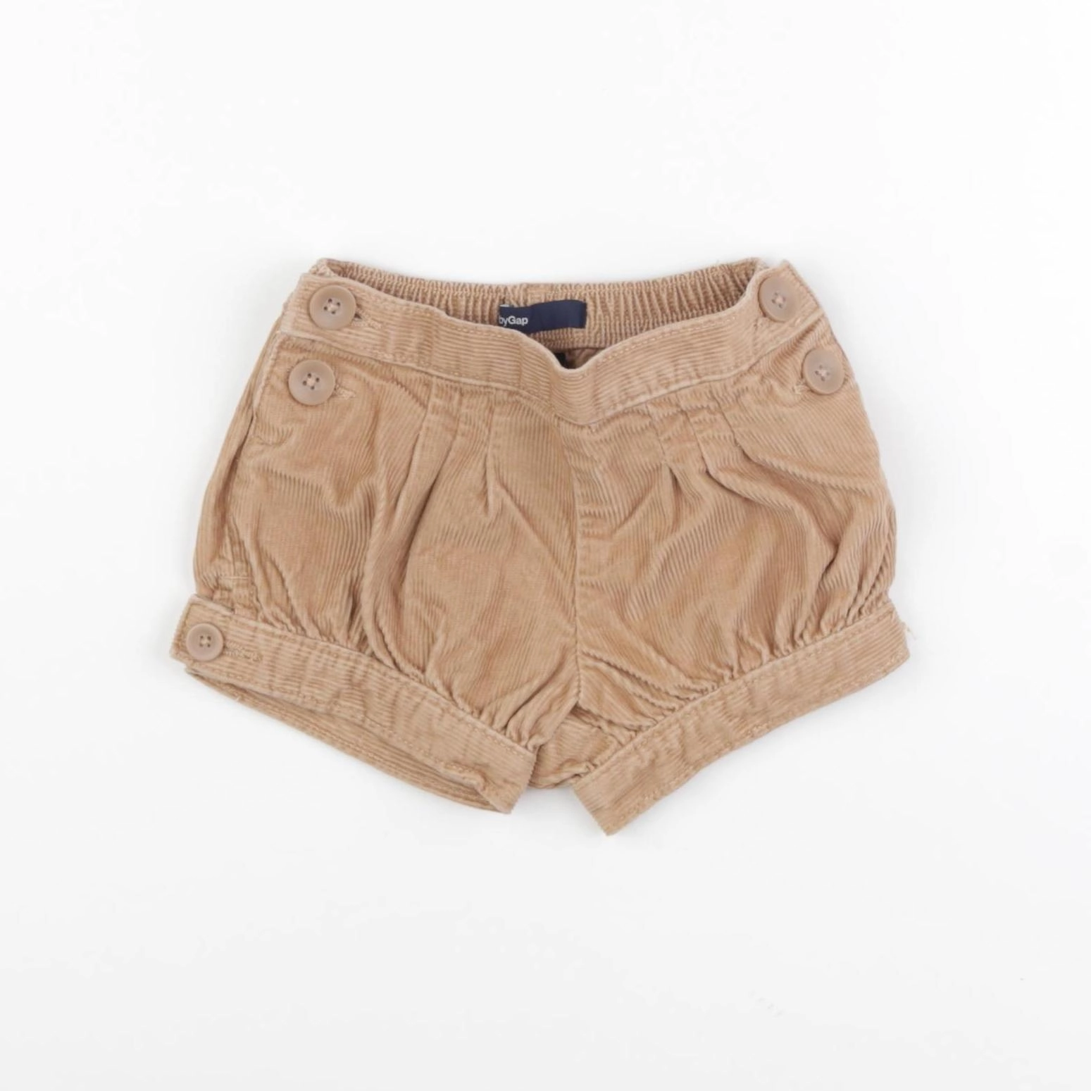 GAP - short marron - 6/12 mois