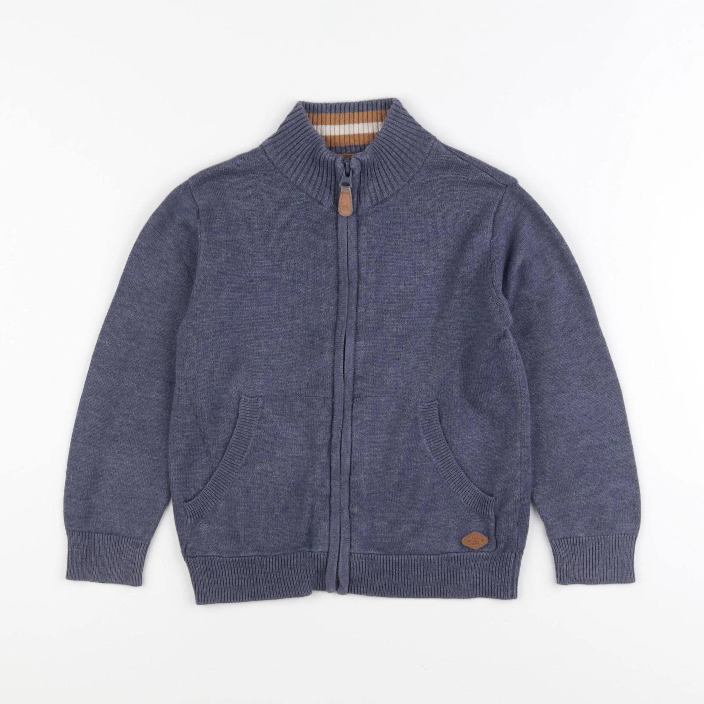 Vertbaudet - gilet bleu - 6 ans