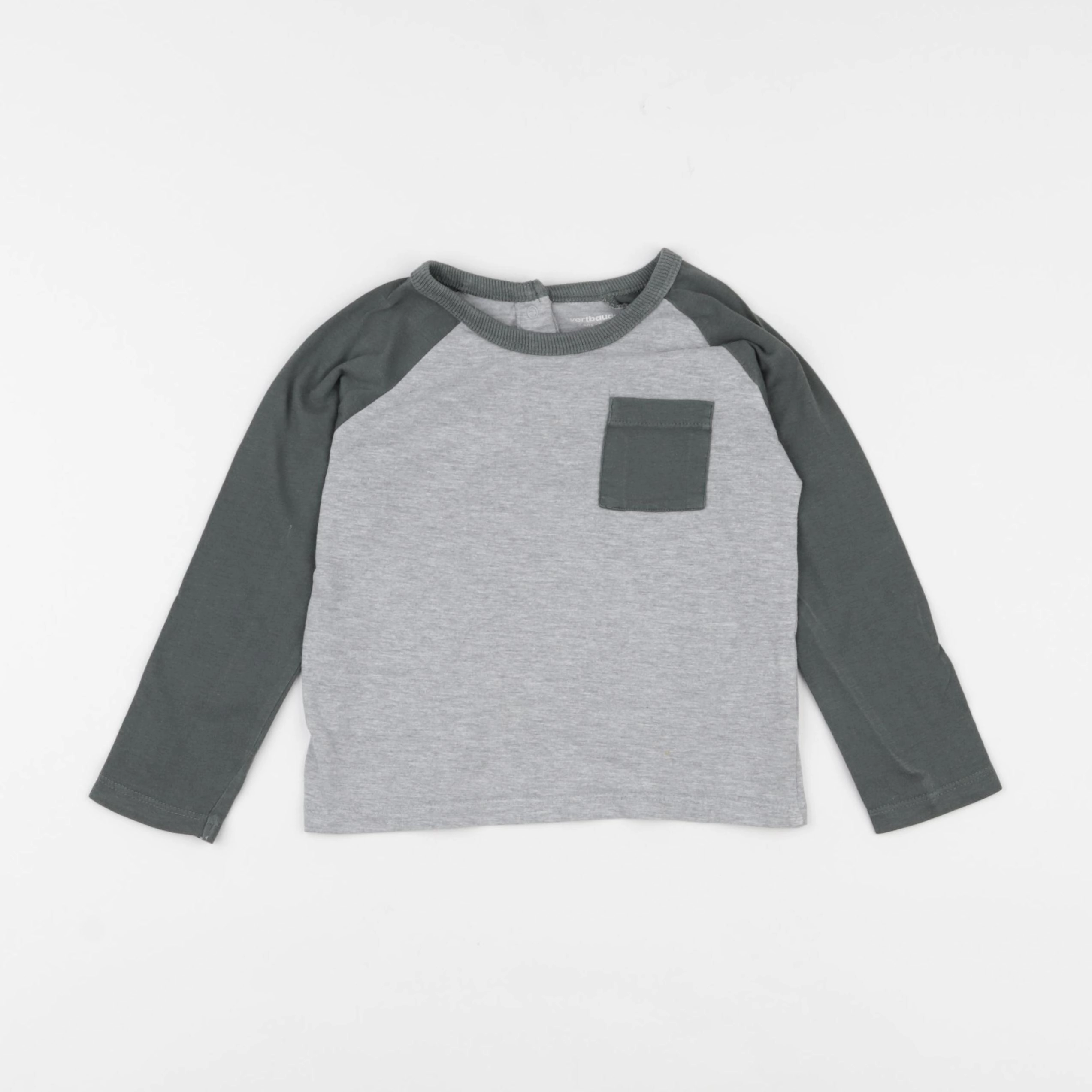 Vertbaudet - tee-shirt gris - 2 ans