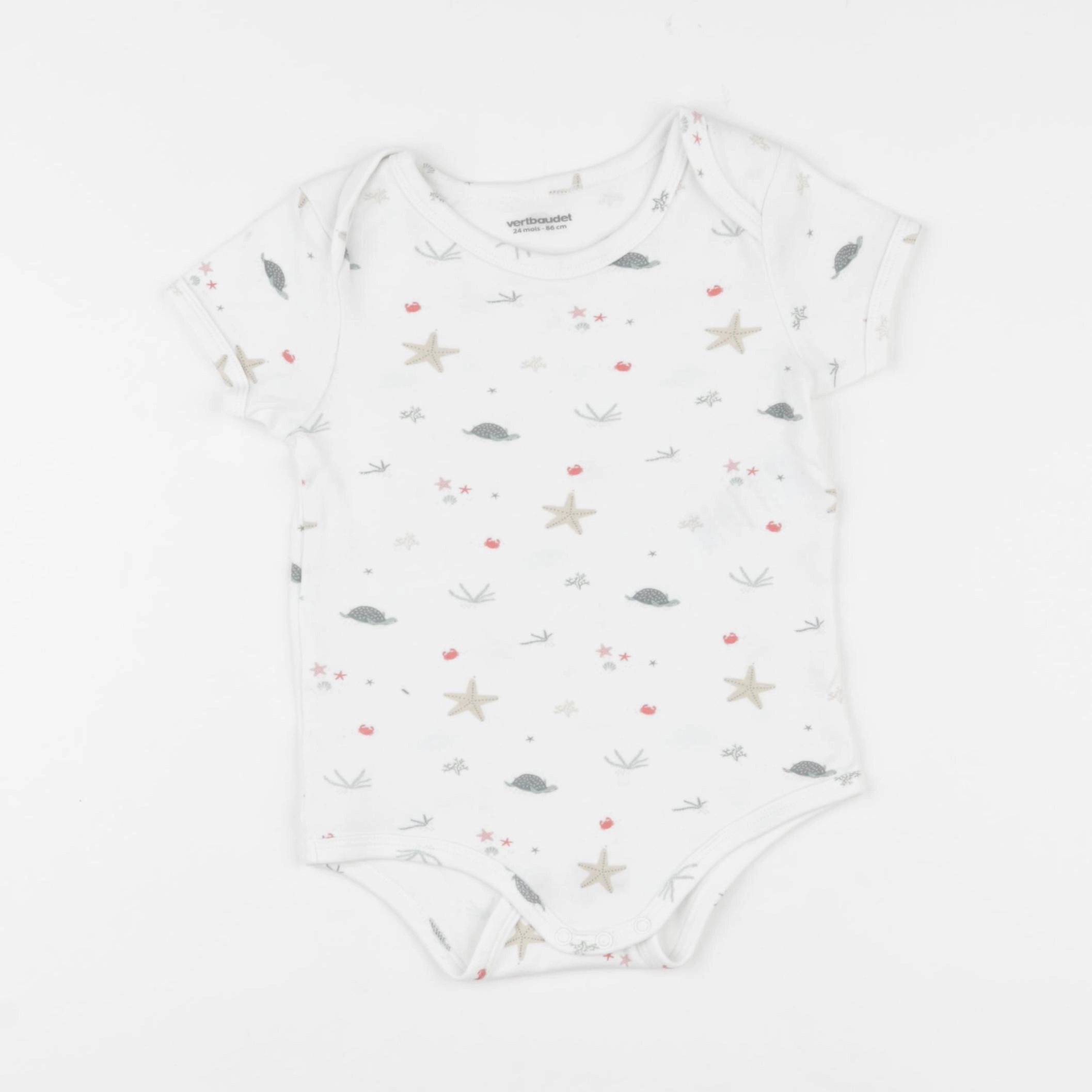 Vertbaudet - body blanc - 24 mois