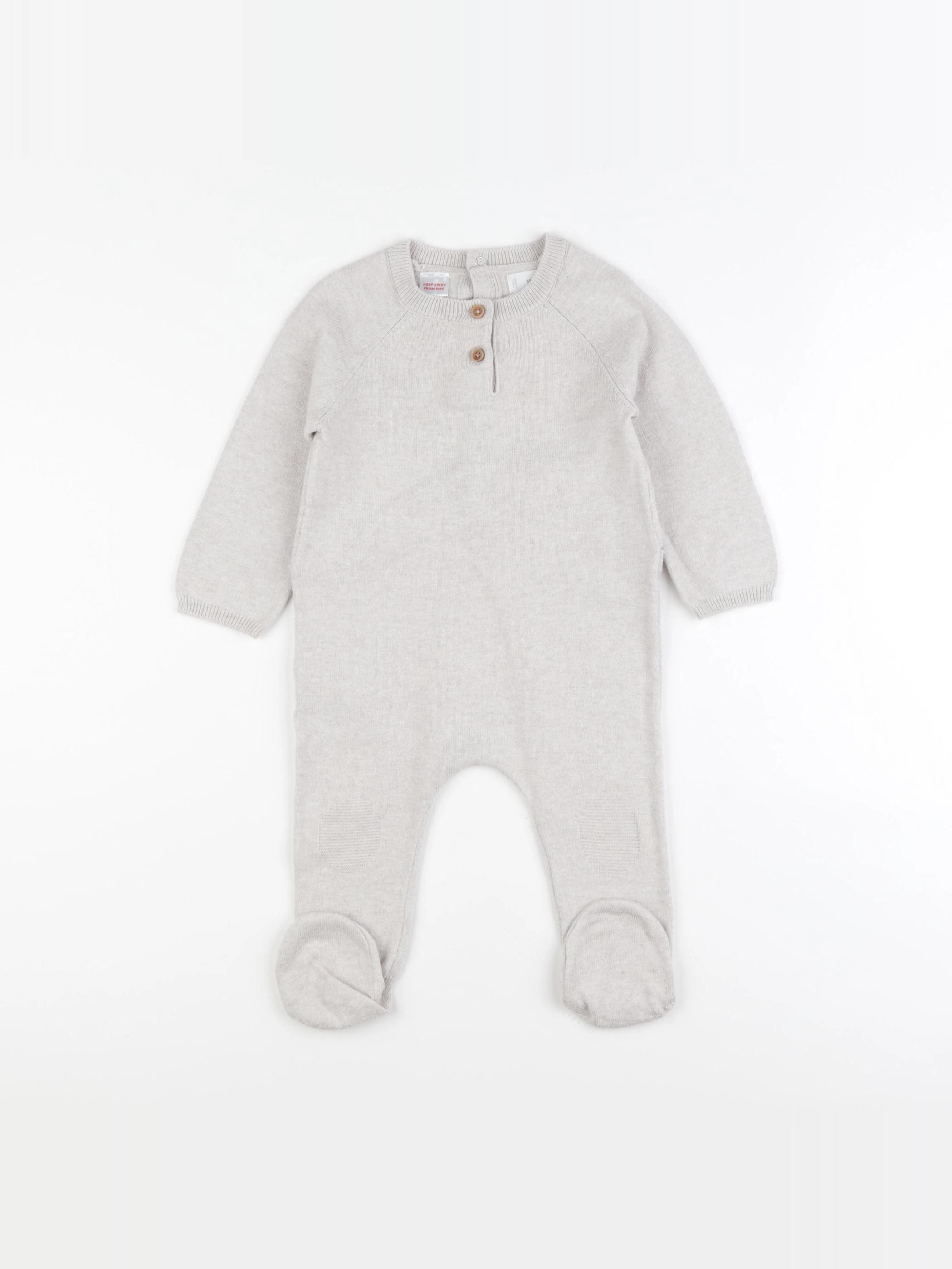 Mango - combinaison beige - 9/12 mois