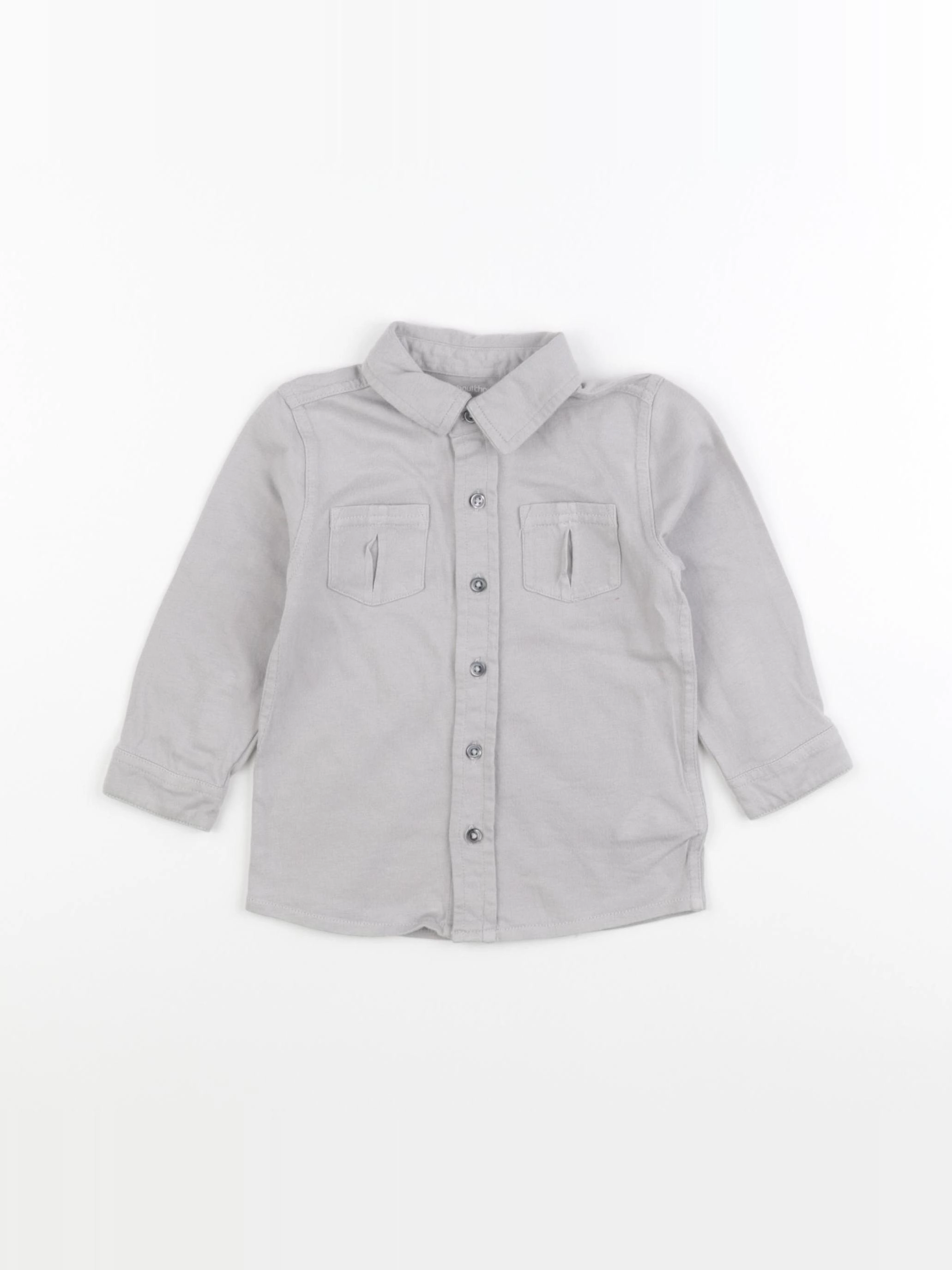 Boutchou - tee-shirt gris - 12 mois