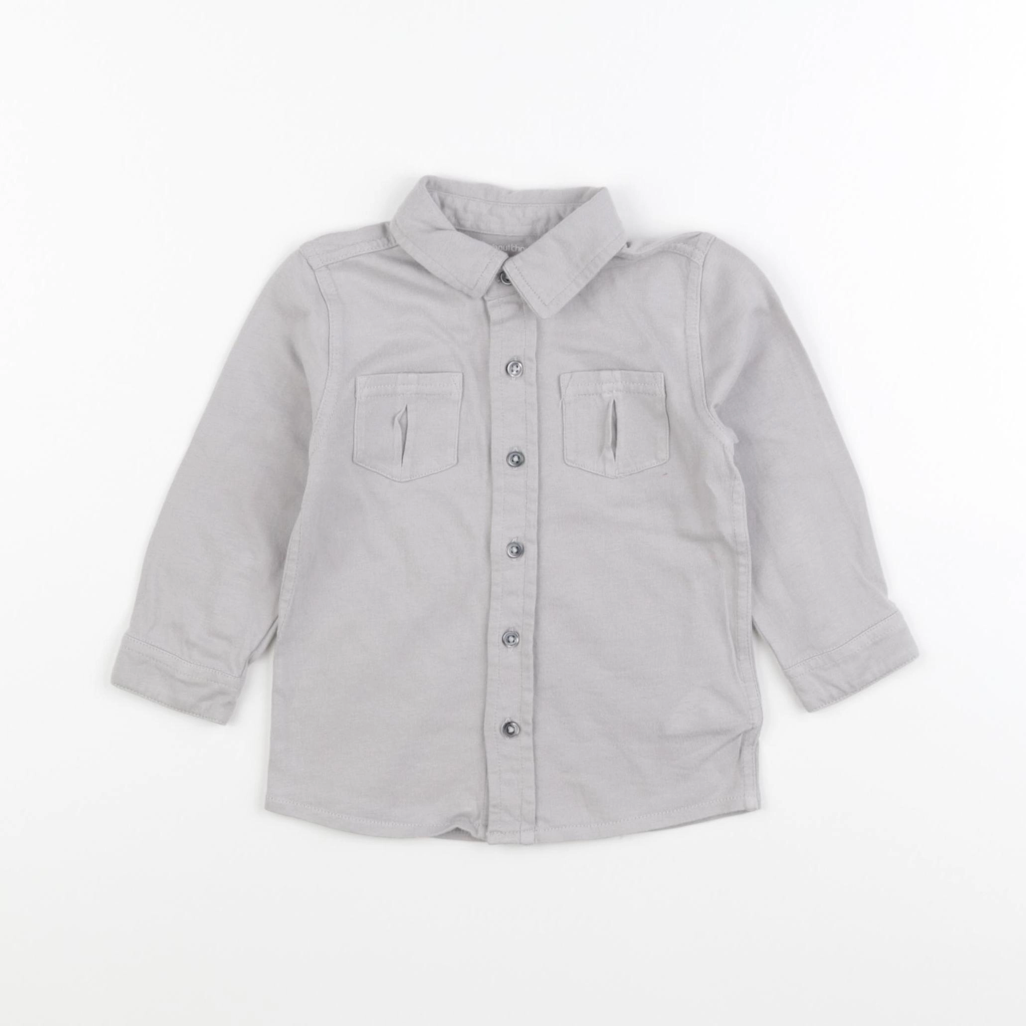 Boutchou - tee-shirt gris - 12 mois