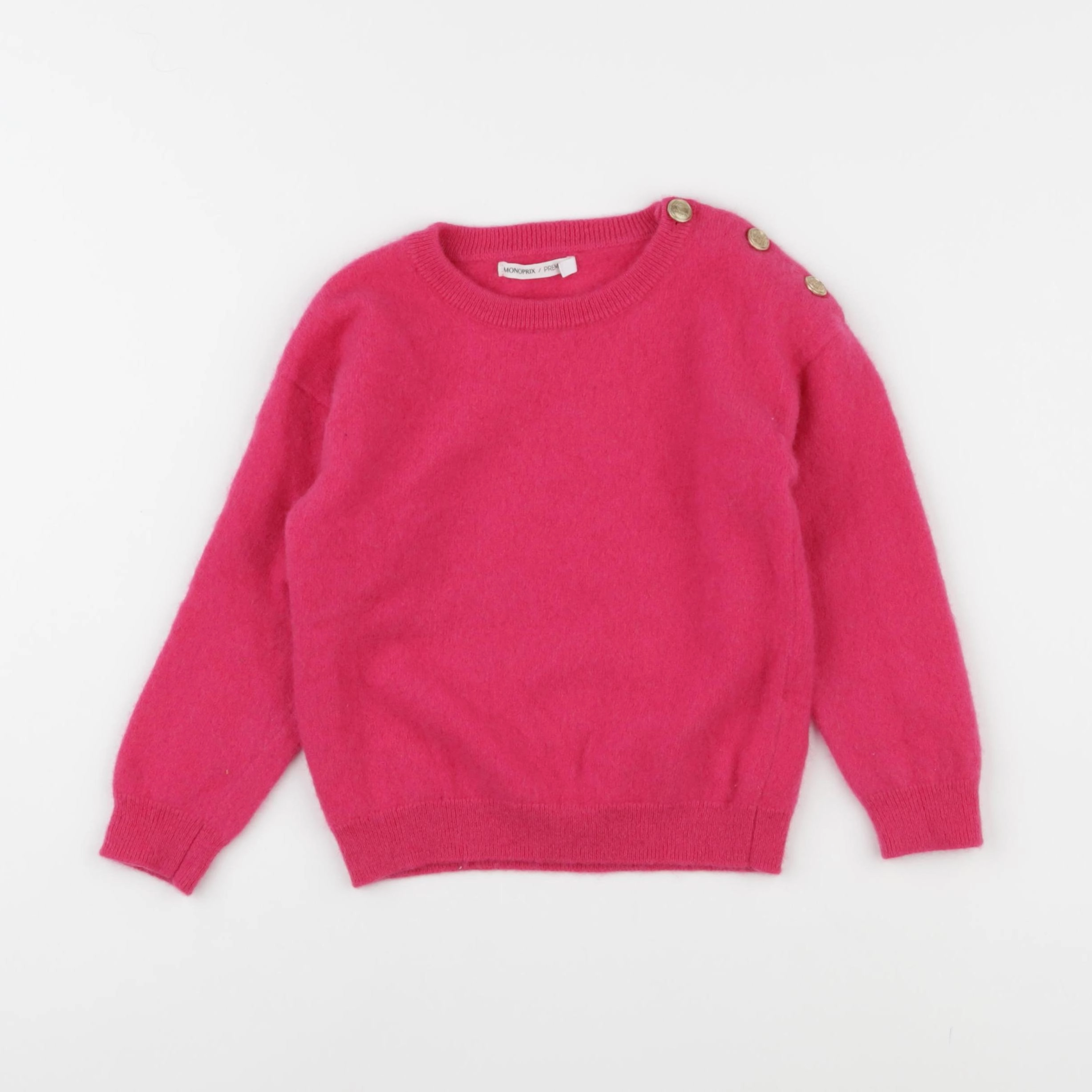 Monoprix - pull rose - 6 ans