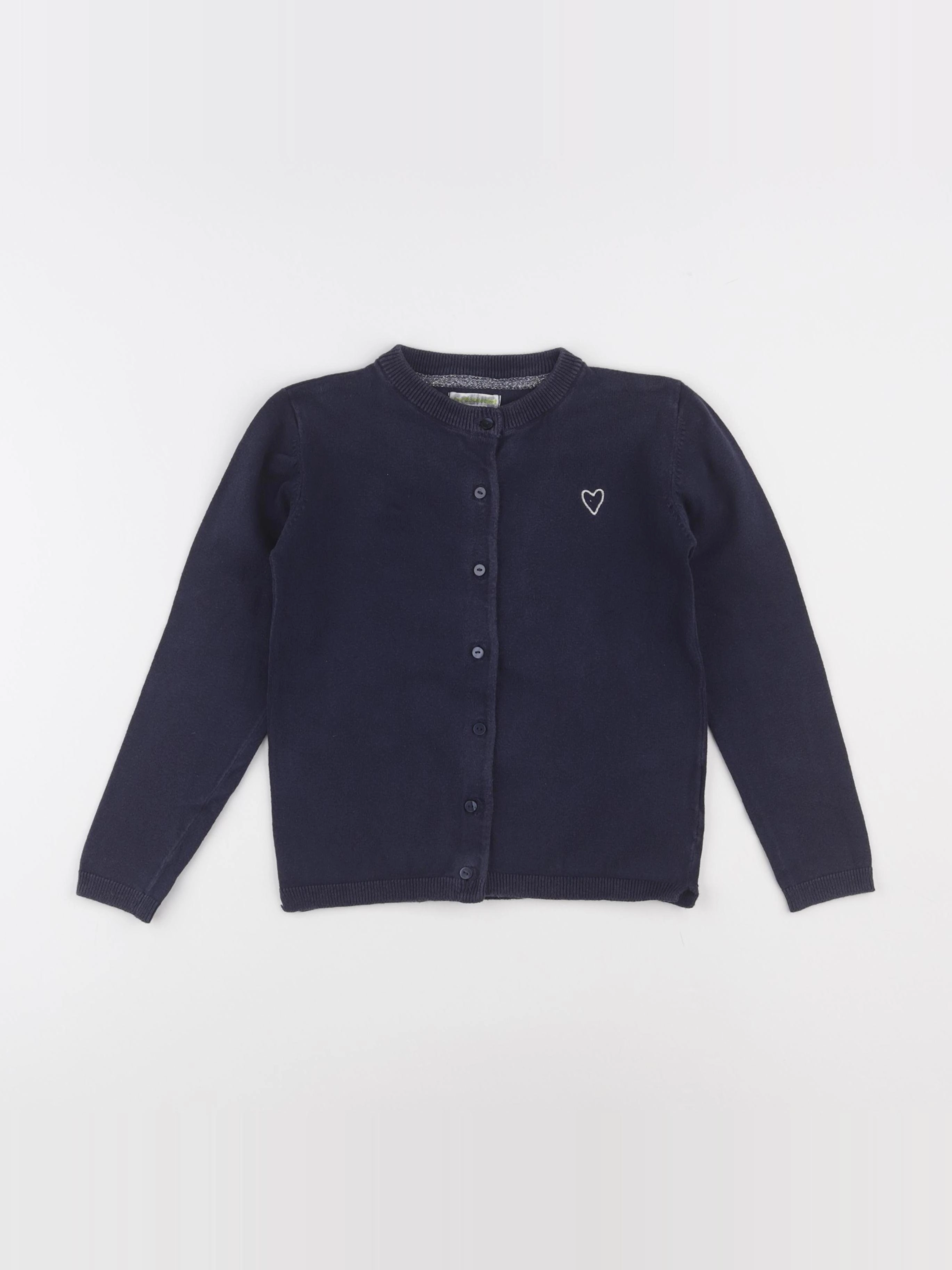 Vertbaudet - gilet bleu - 8 ans