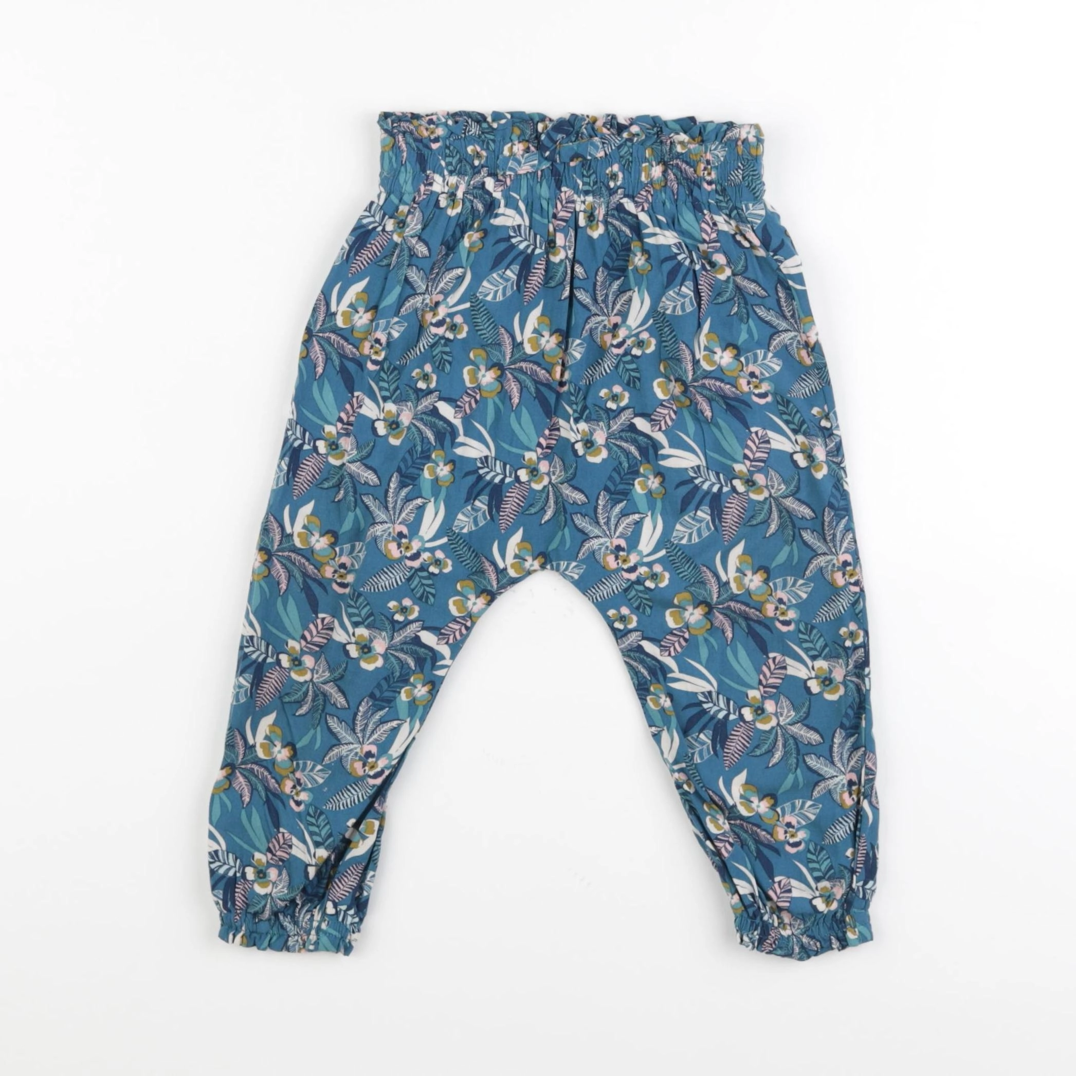 Vertbaudet - pantalon multicolore - 18 mois