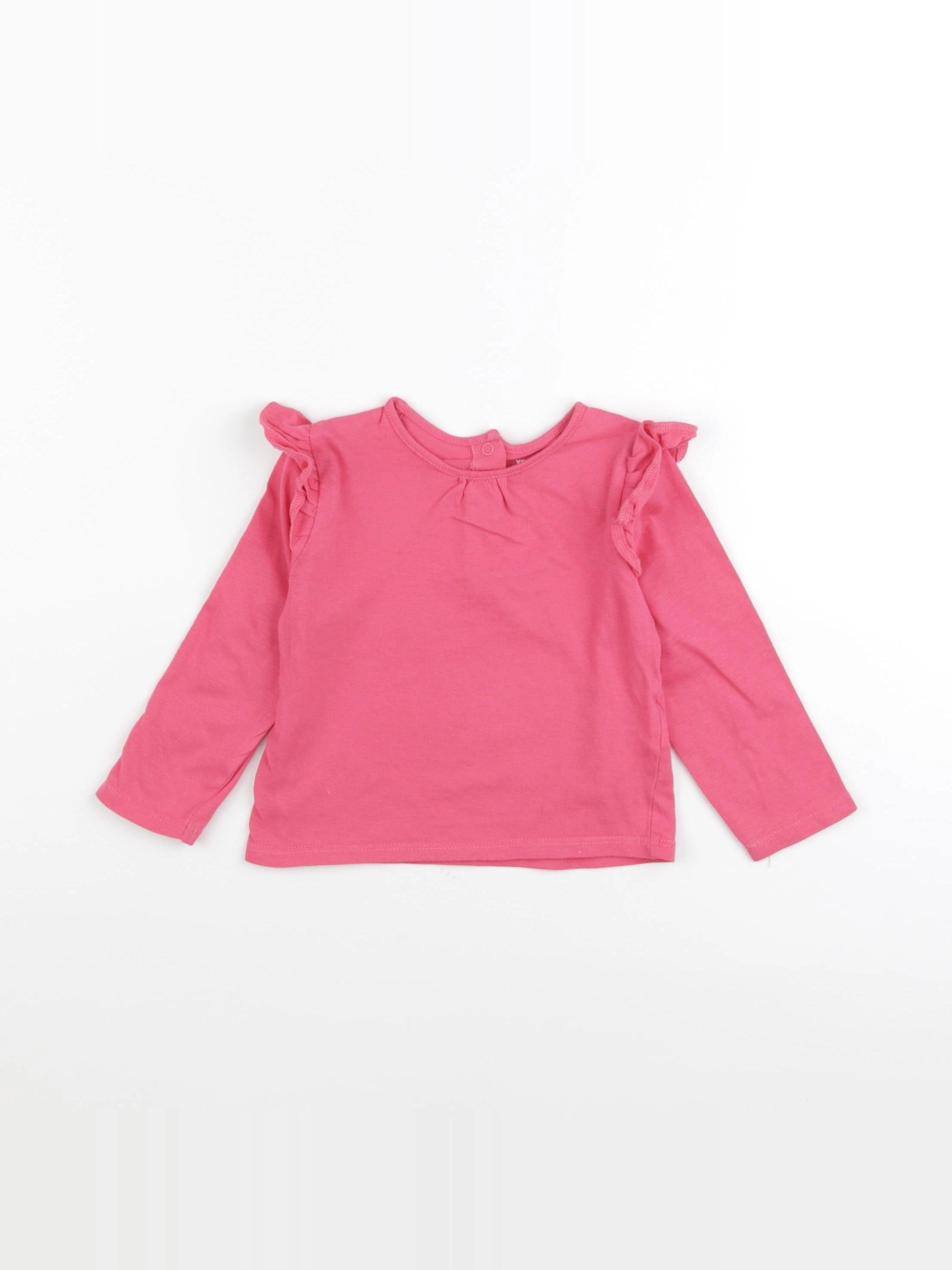 Vertbaudet - tee-shirt rose - 18 mois