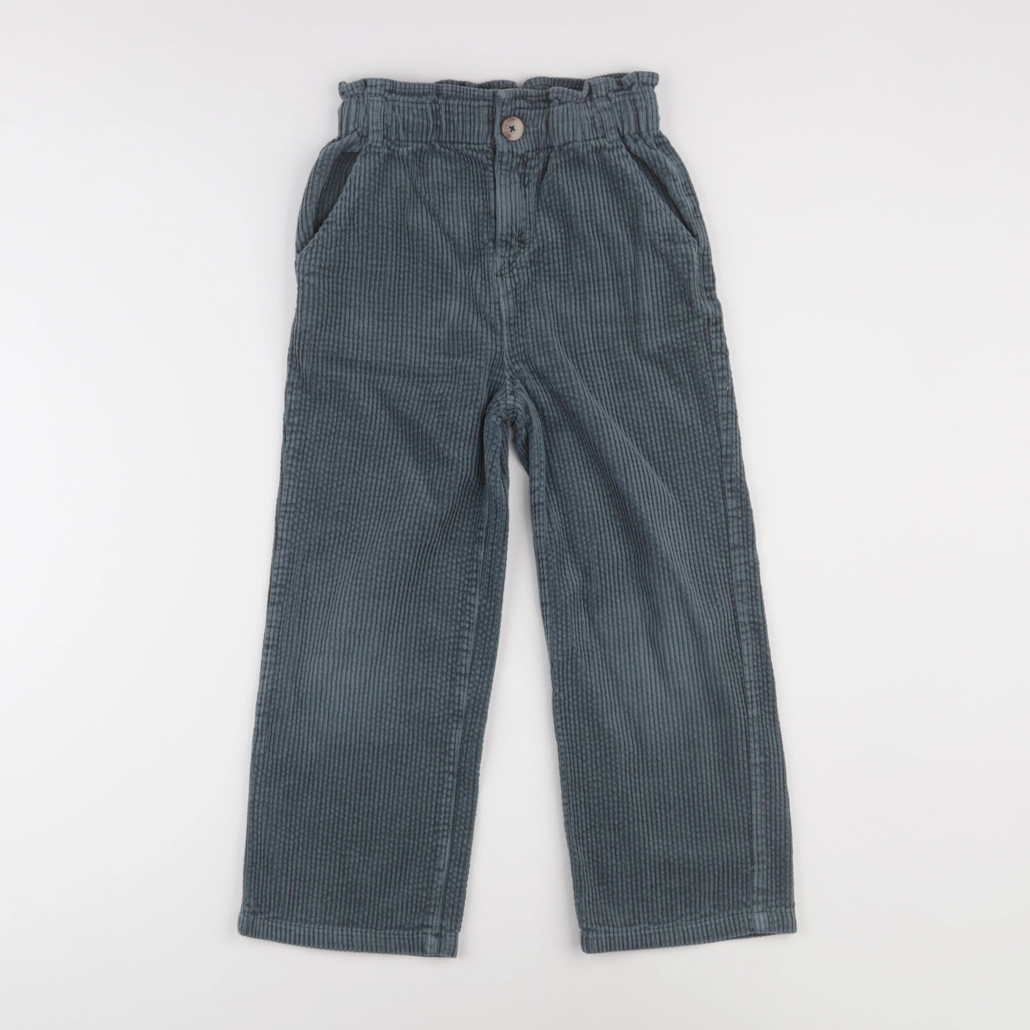 Vertbaudet - pantalon vert - 9 ans