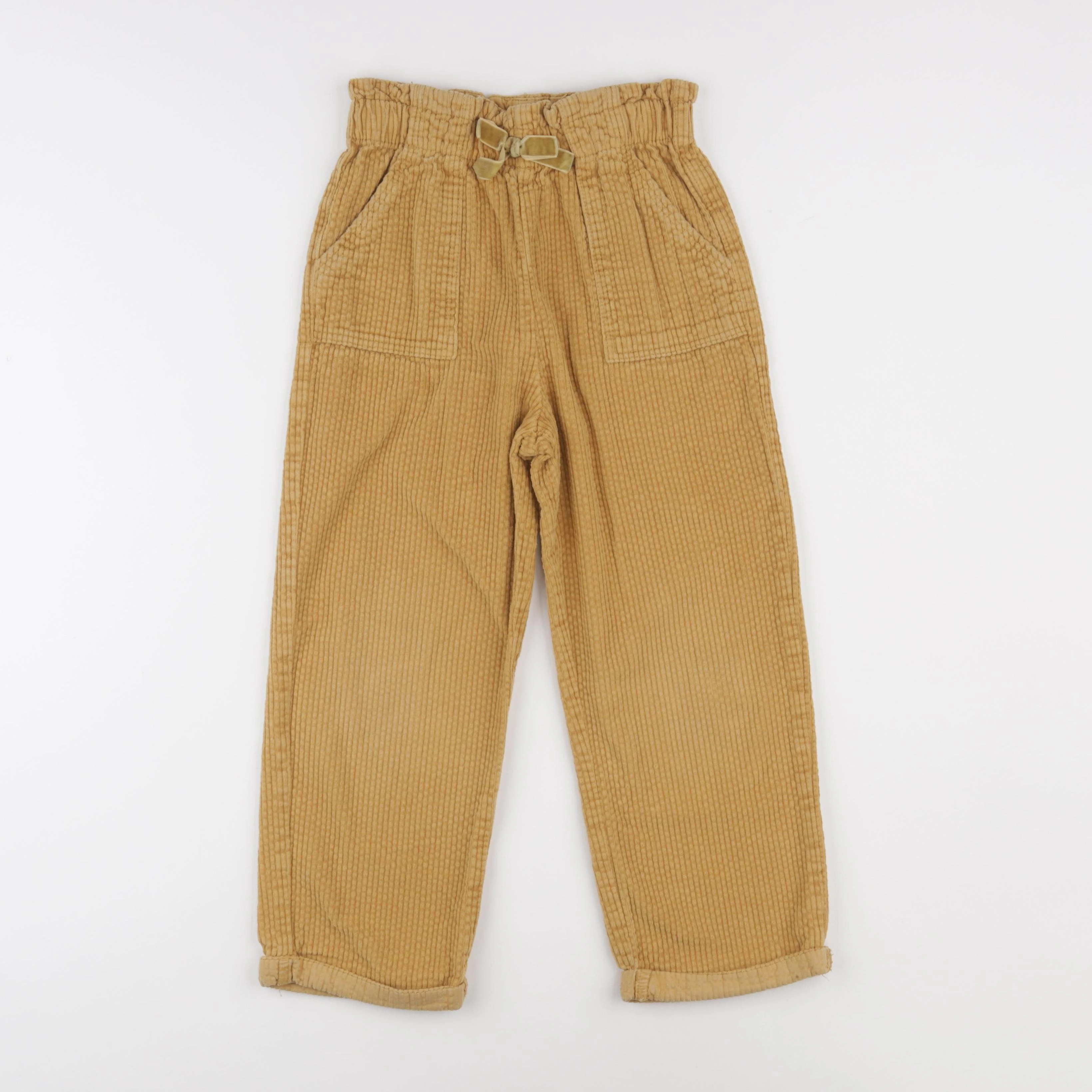 Vertbaudet - pantalon jaune - 8 ans