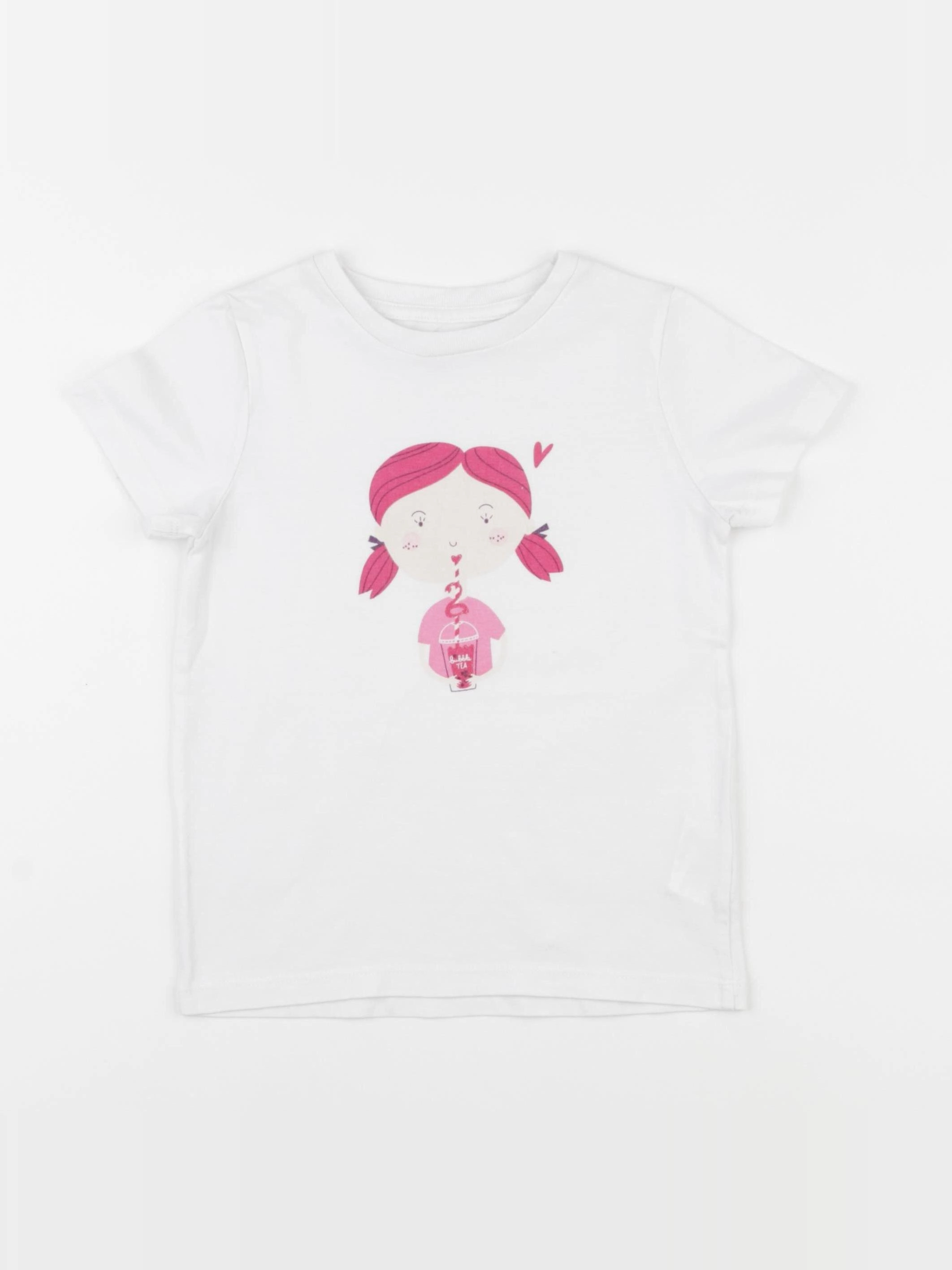 Galeries Lafayette - tee-shirt blanc - 5 ans