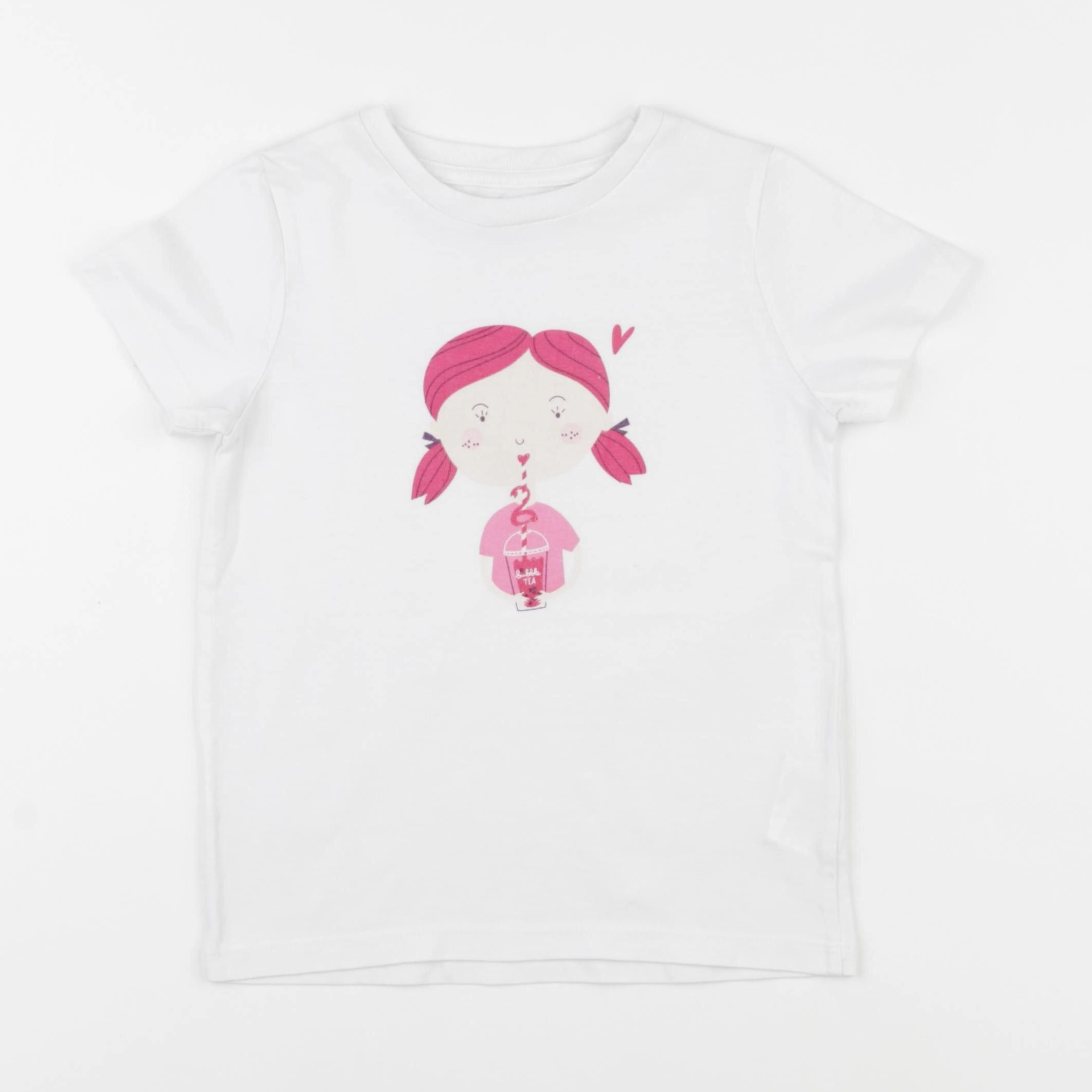 Galeries Lafayette - tee-shirt blanc - 5 ans