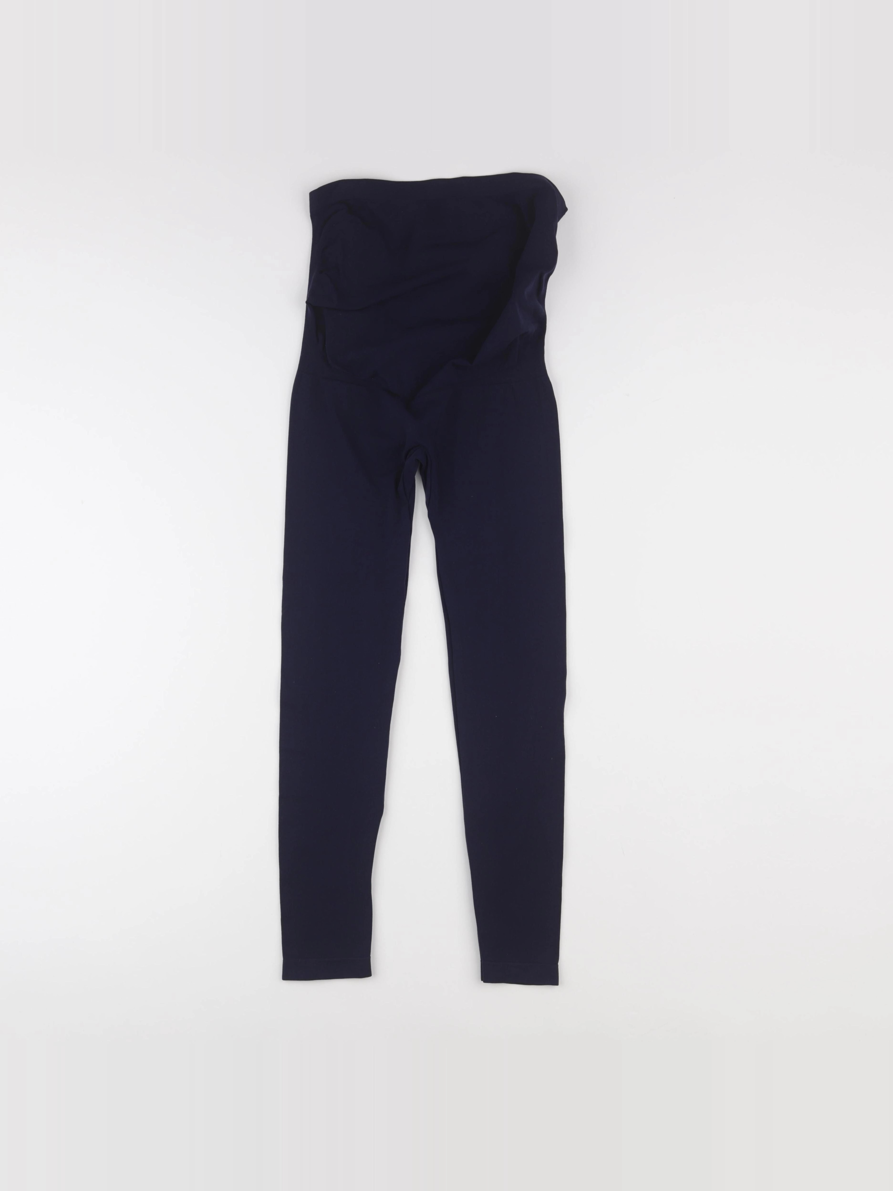 Envie de fraise - legging grossesse bleu - s