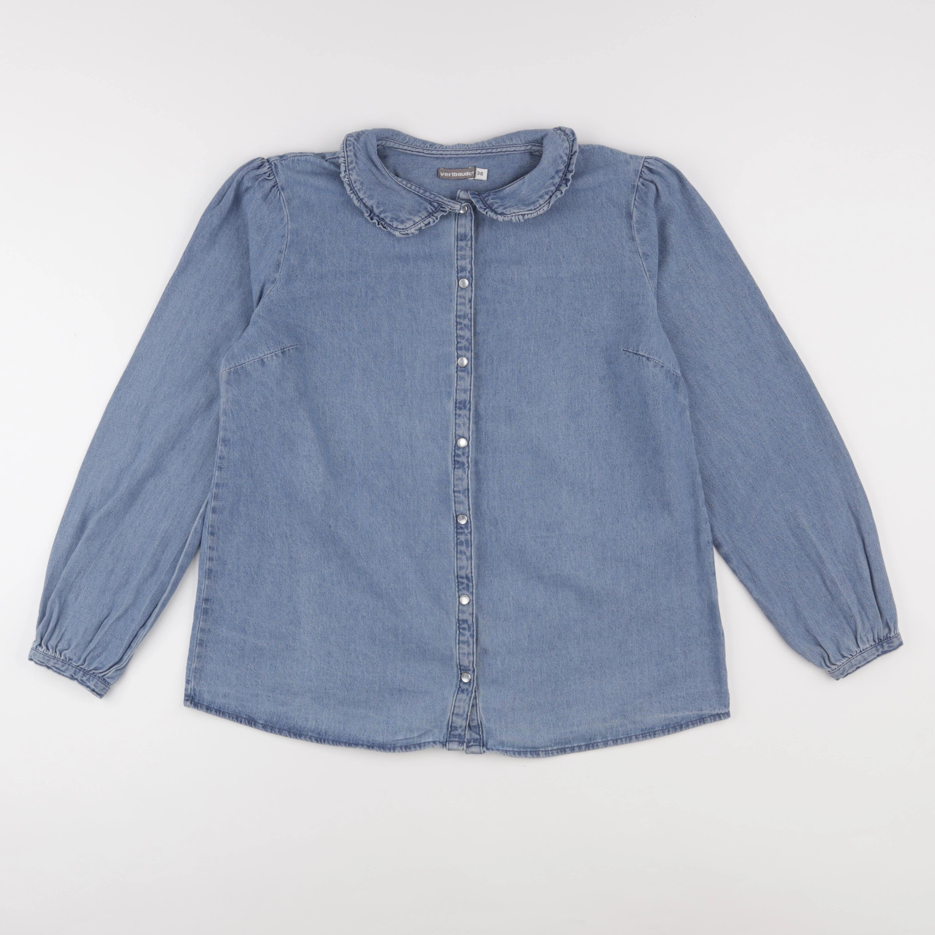 Vertbaudet - blouse grossesse, allaitement bleu - 36