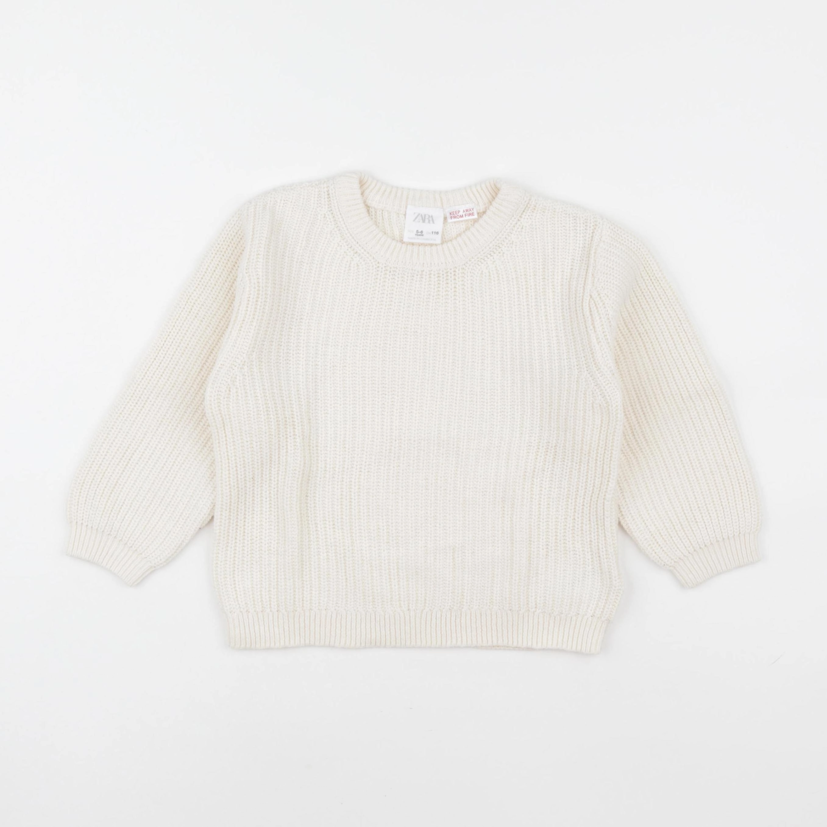 Zara - pull beige - 5/6 ans
