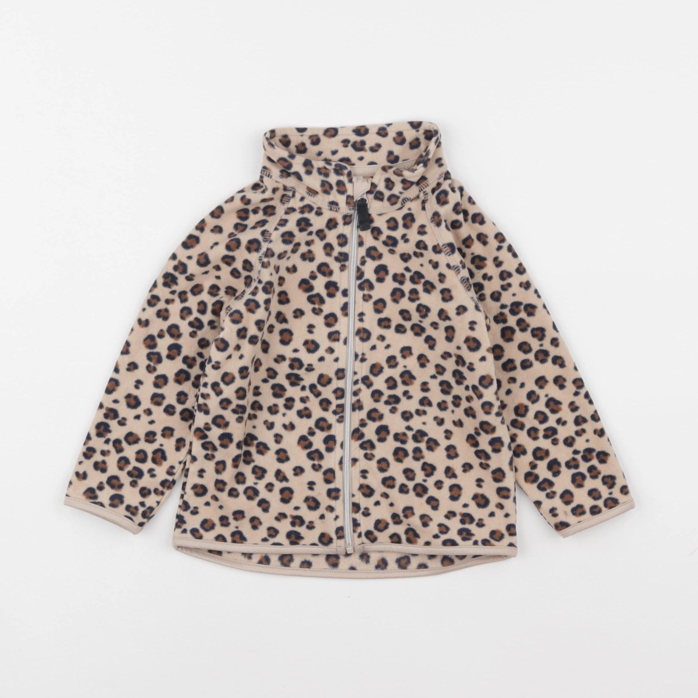 H&M - polaire marron, beige - 12/18 mois