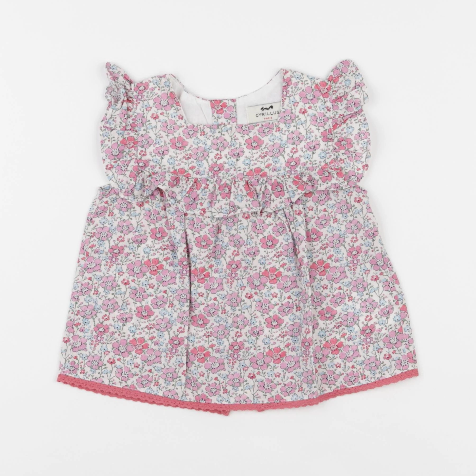 Cyrillus - blouse rose - 9 mois