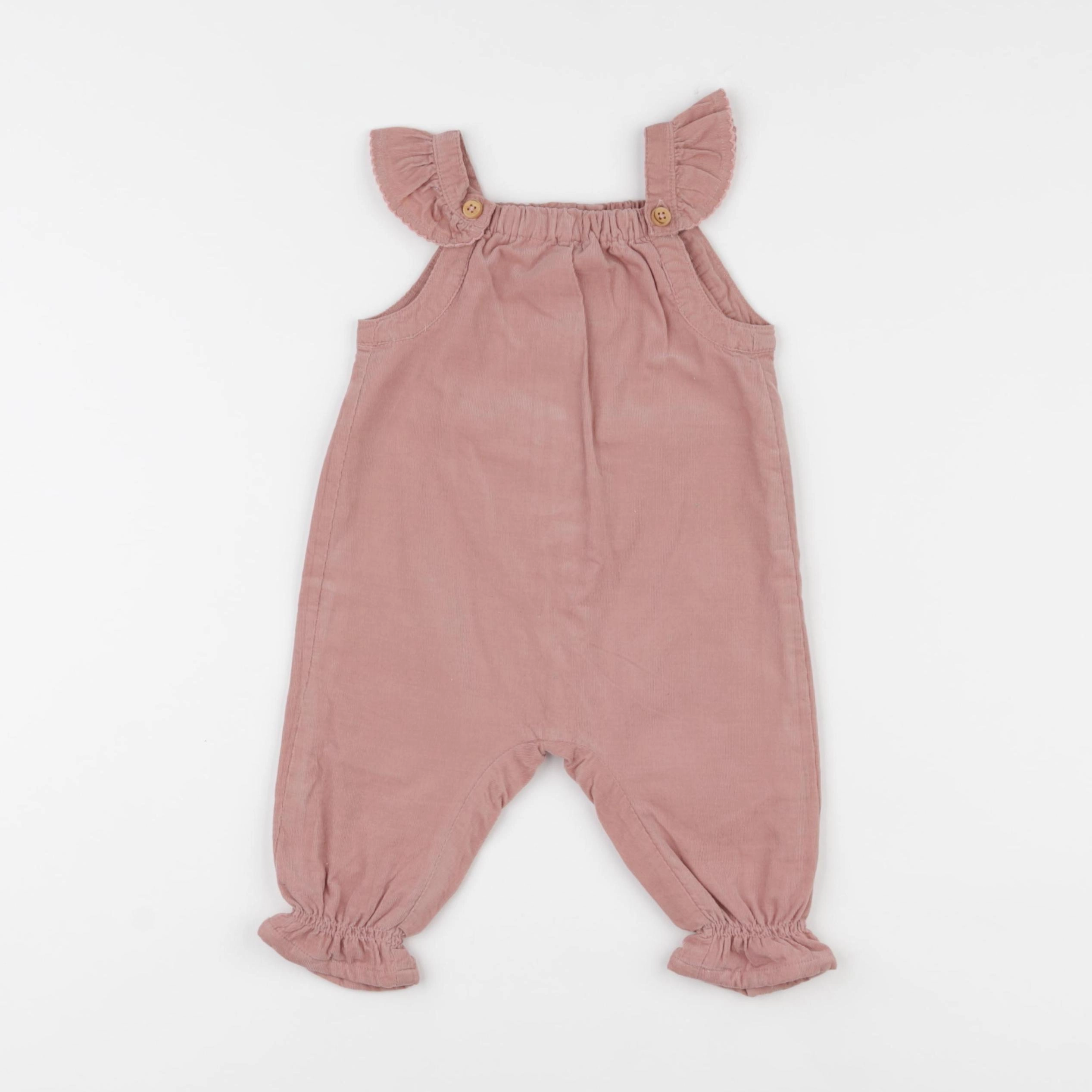 Zara - salopette rose - 3/6 mois