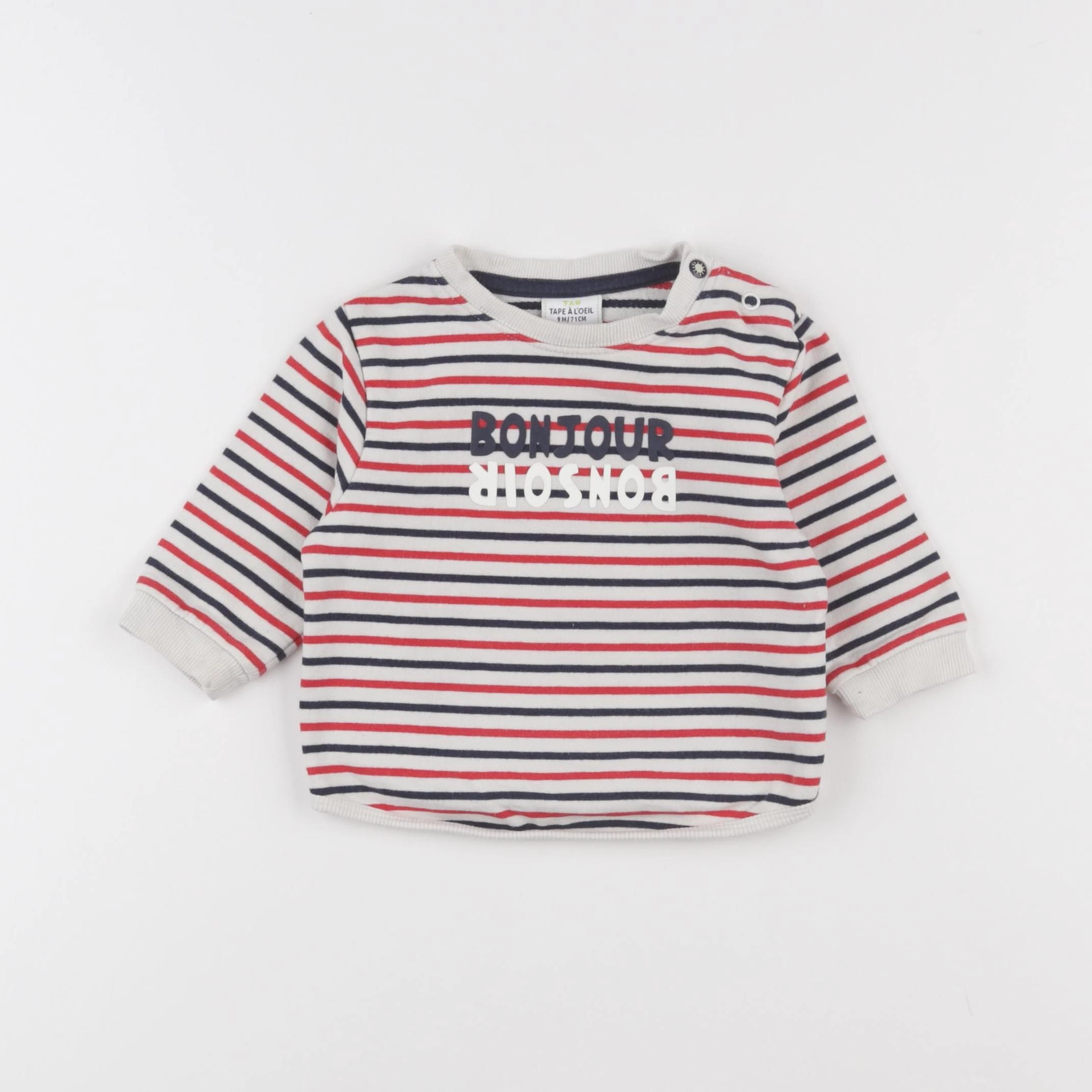 Tape à l'oeil - sweat multicolore - 9 mois