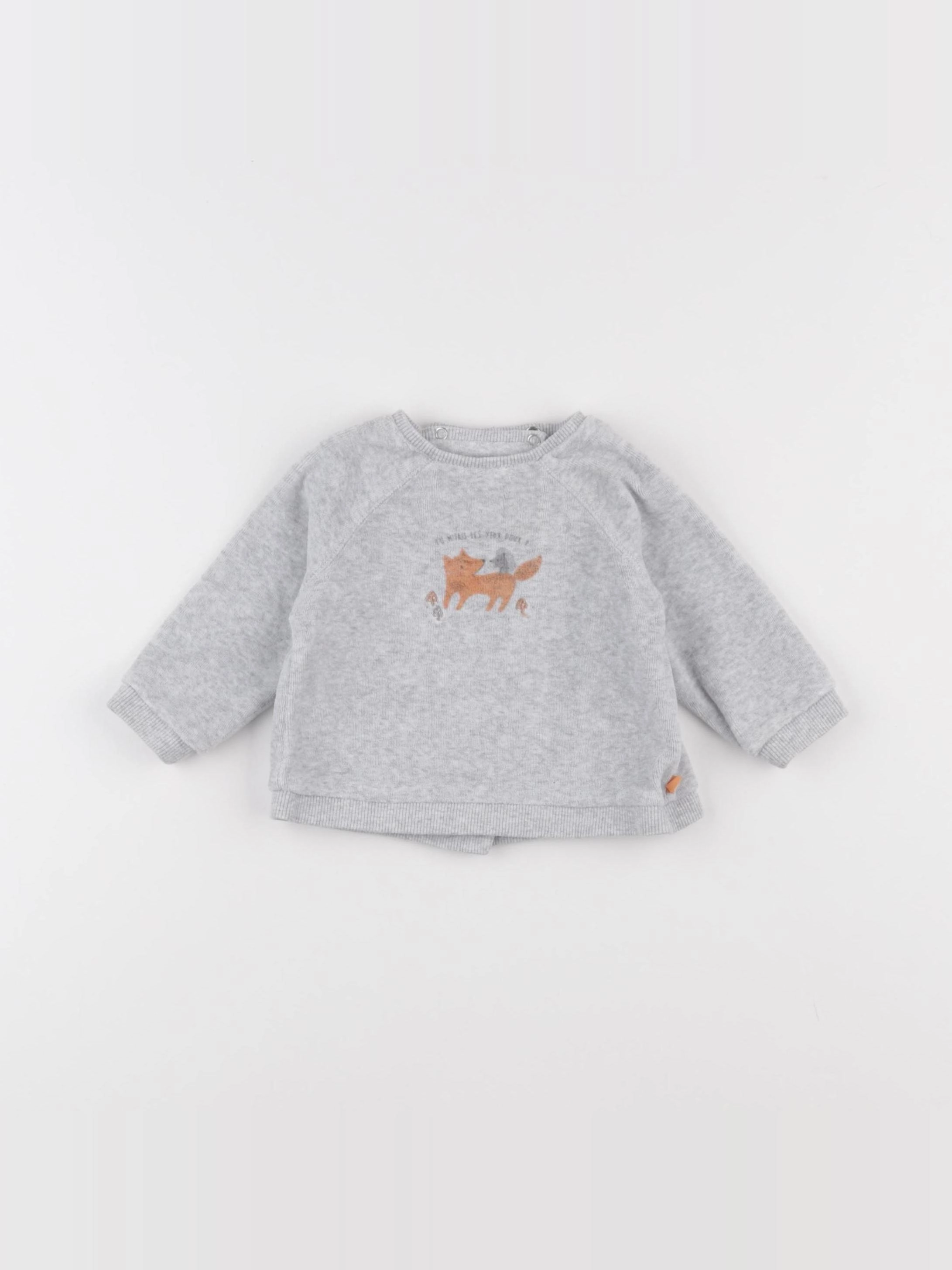 Cadet Rousselle - pull gris - 3 mois